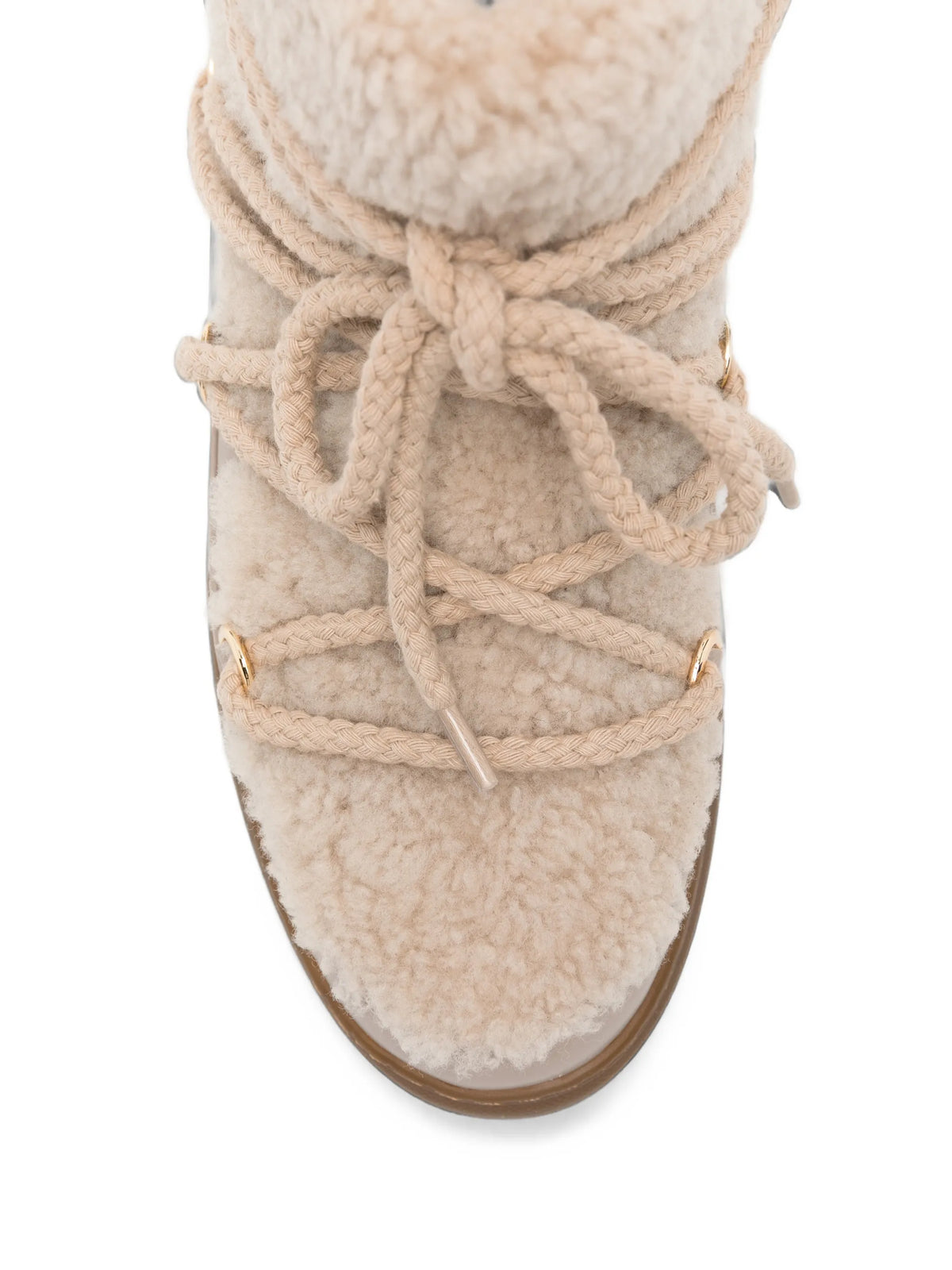 Curly ankle boots