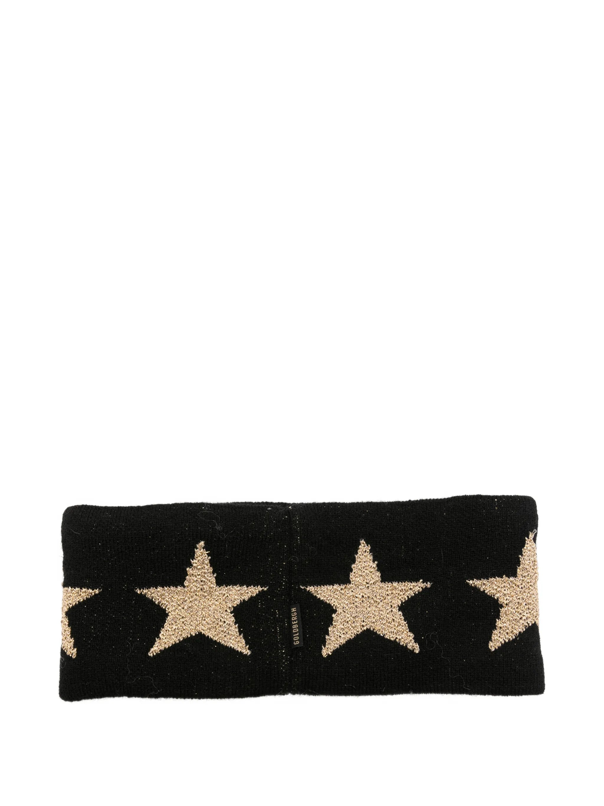 Cosmic star-intarsia headband