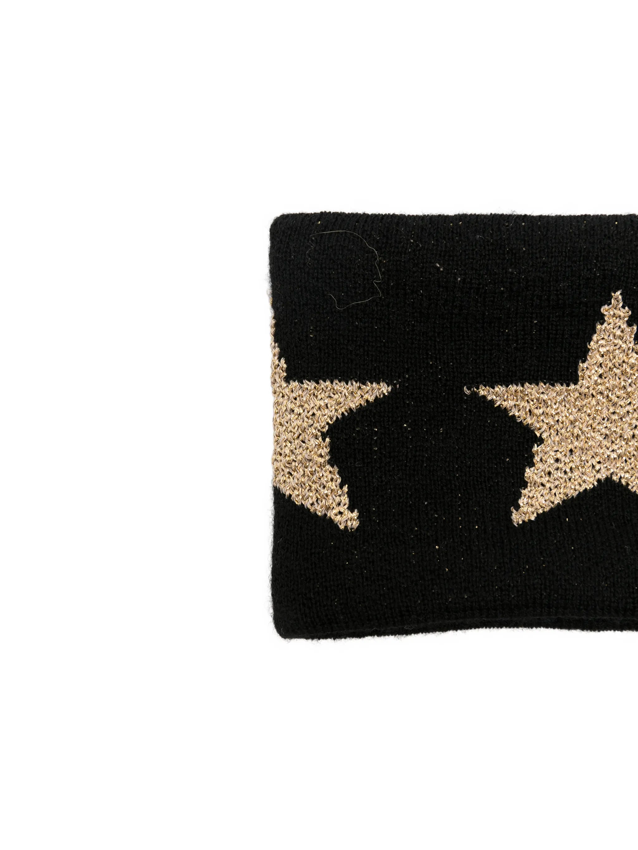 Cosmic star-intarsia headband