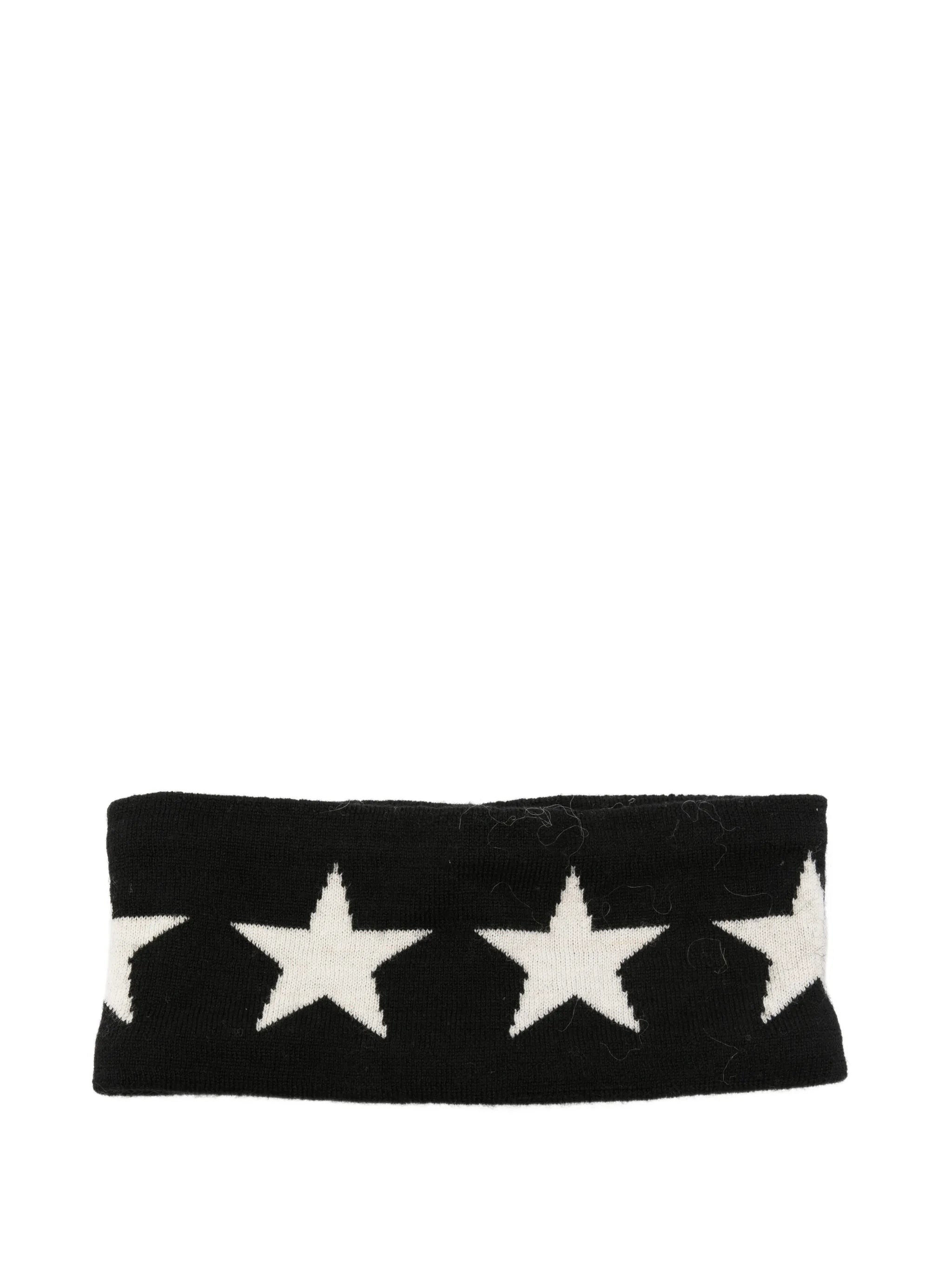Cosmic star-intarsia headband