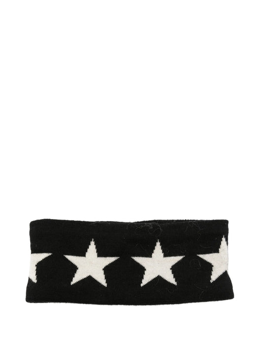 Cosmic star-intarsia headband