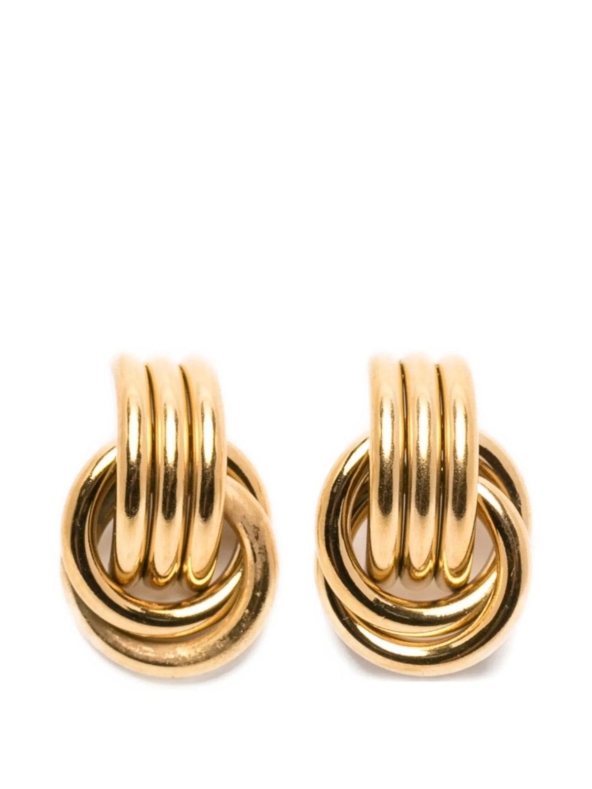 micro knot earrings