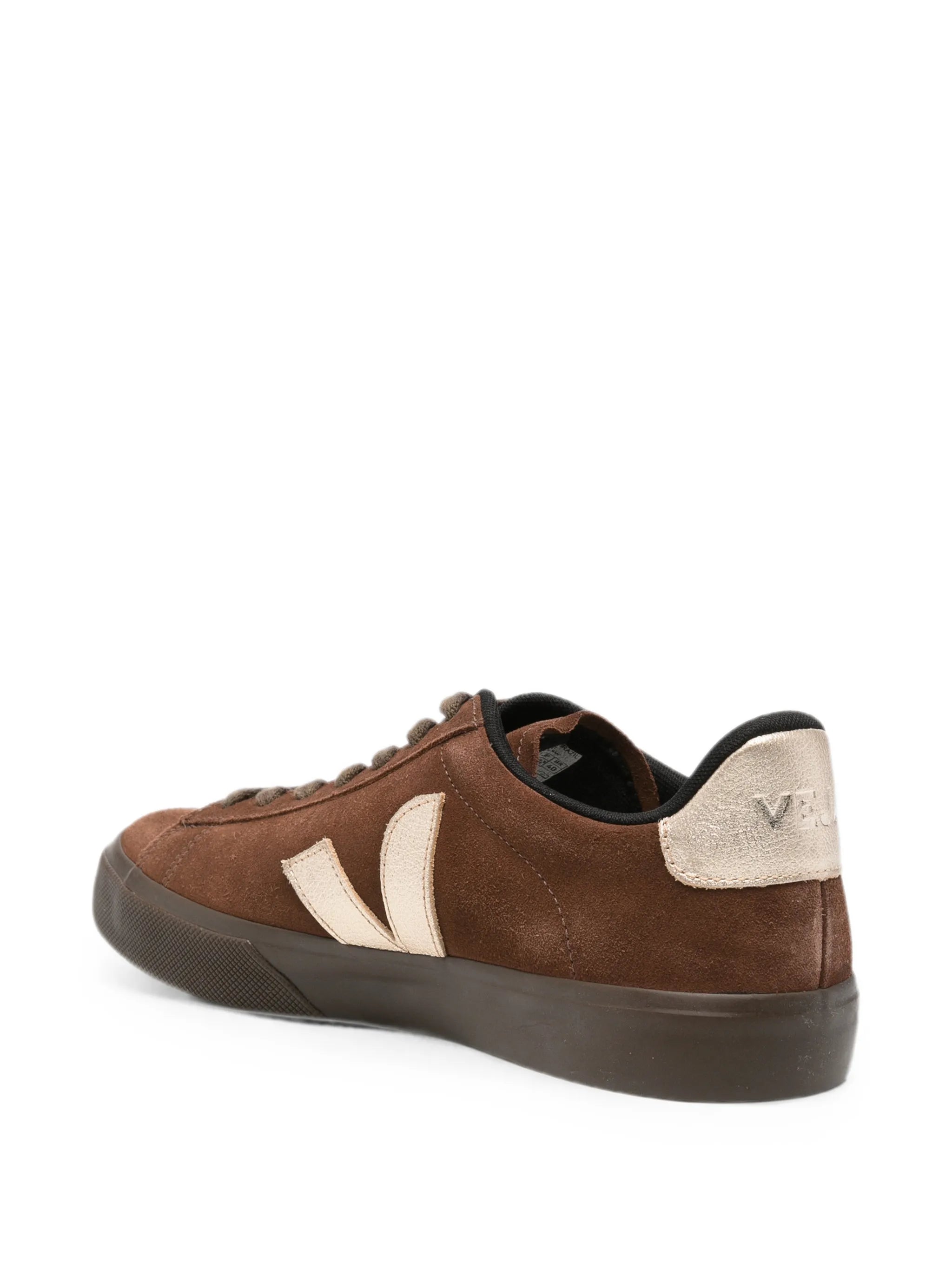 Campo logo-detail suede sneakers