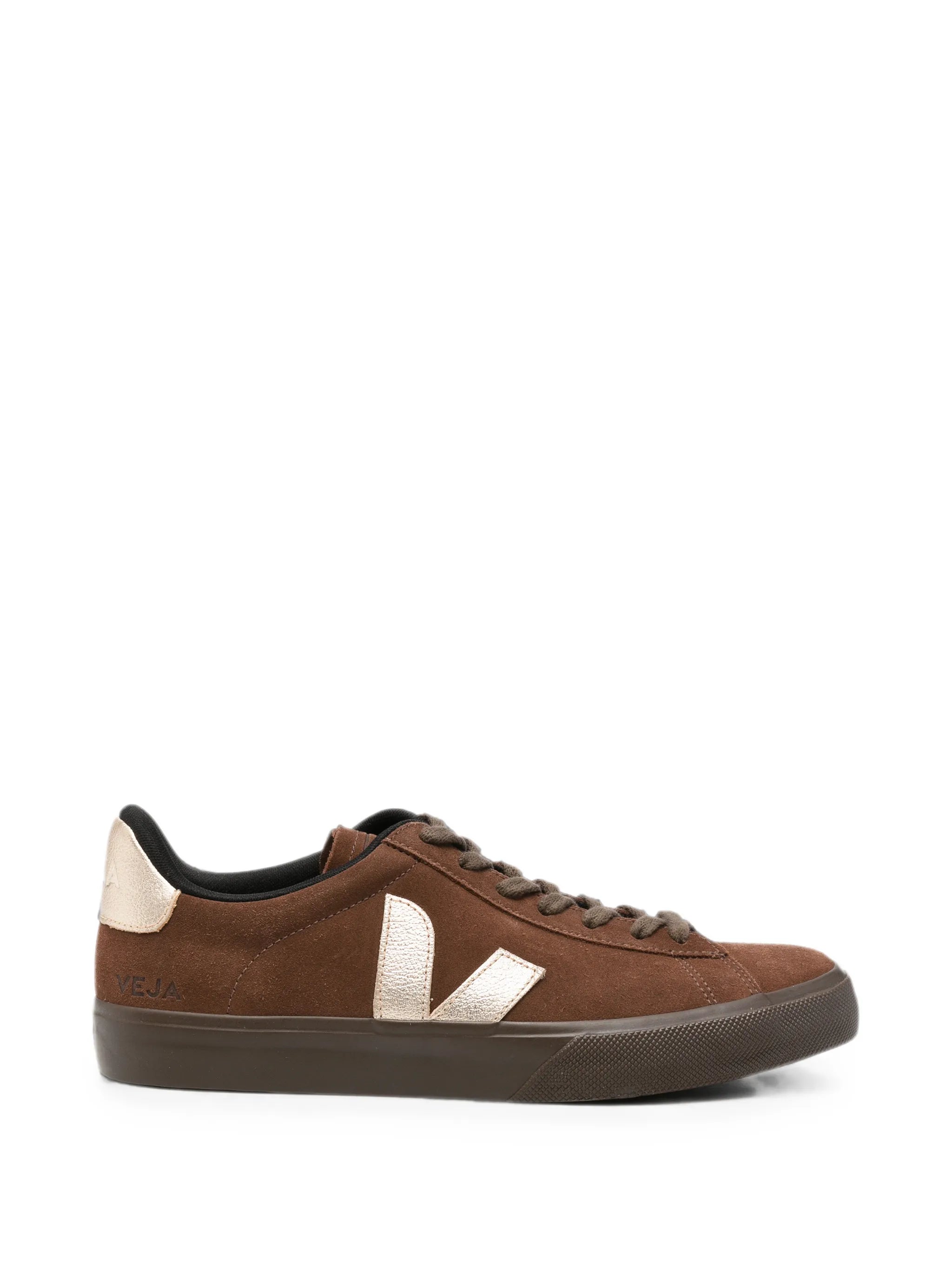 Campo logo-detail suede sneakers