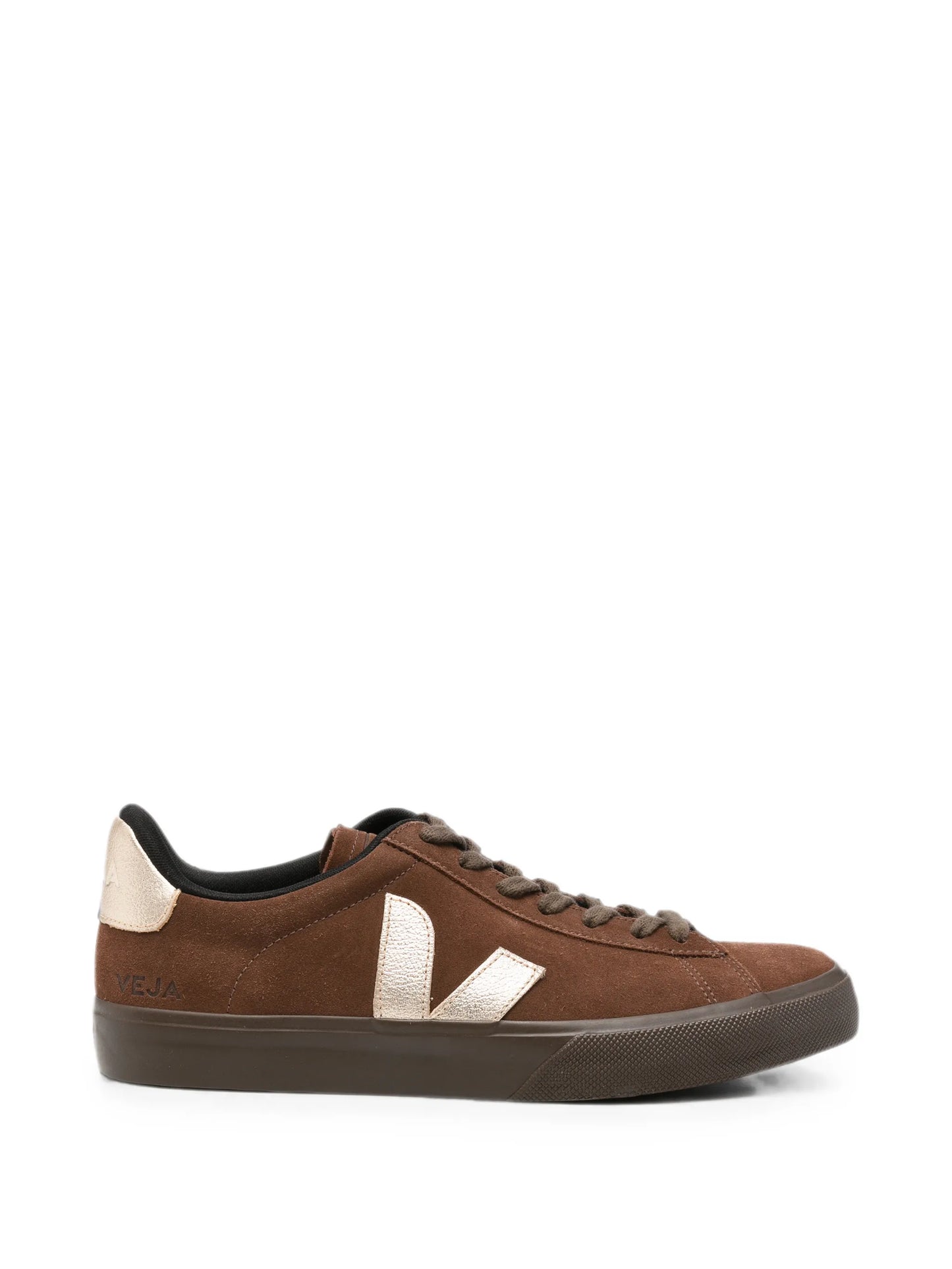 Campo logo-detail suede sneakers