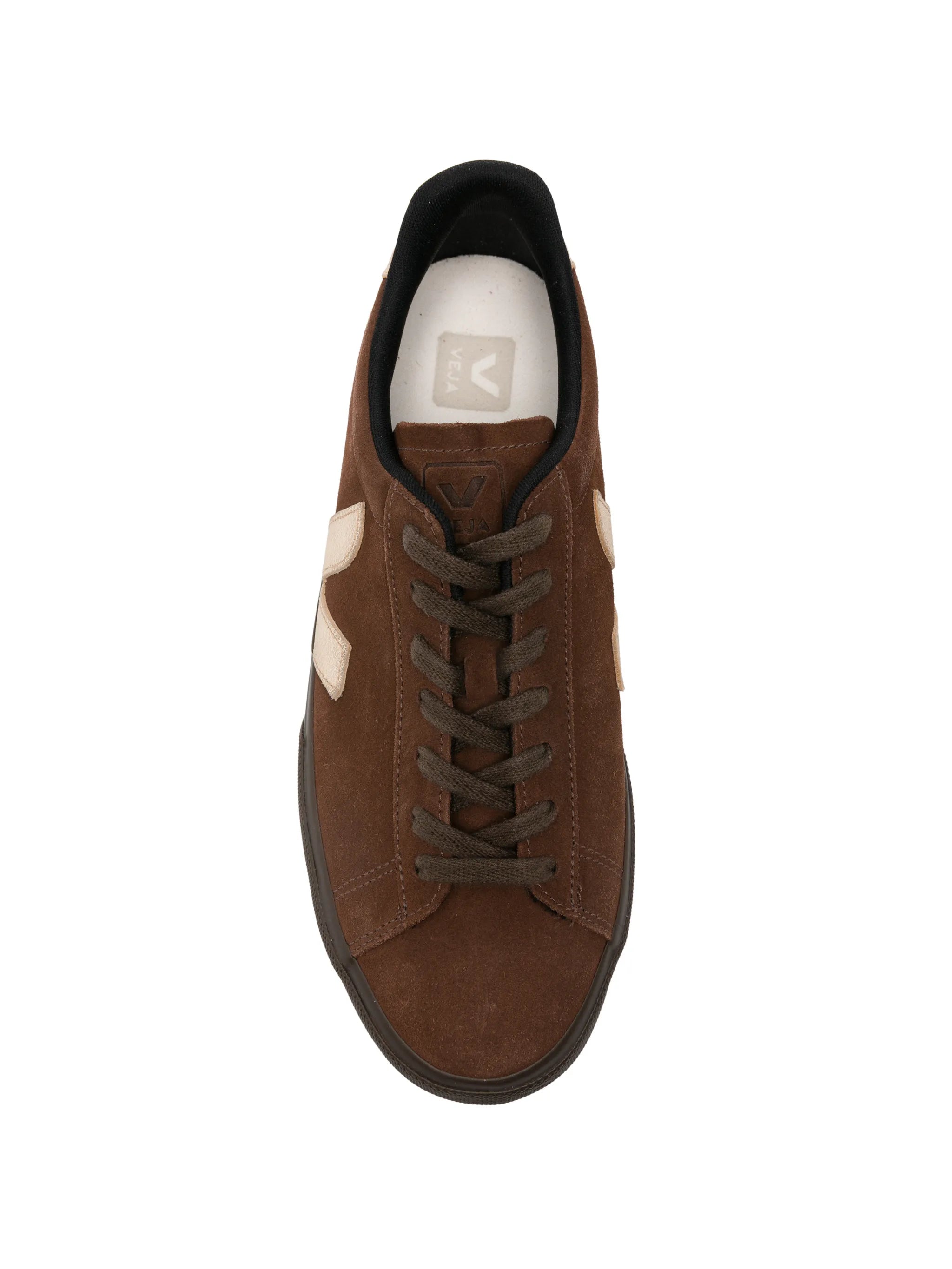Campo logo-detail suede sneakers