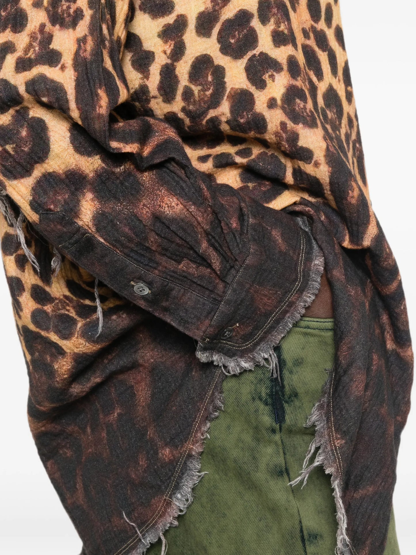 leopard-print shirt