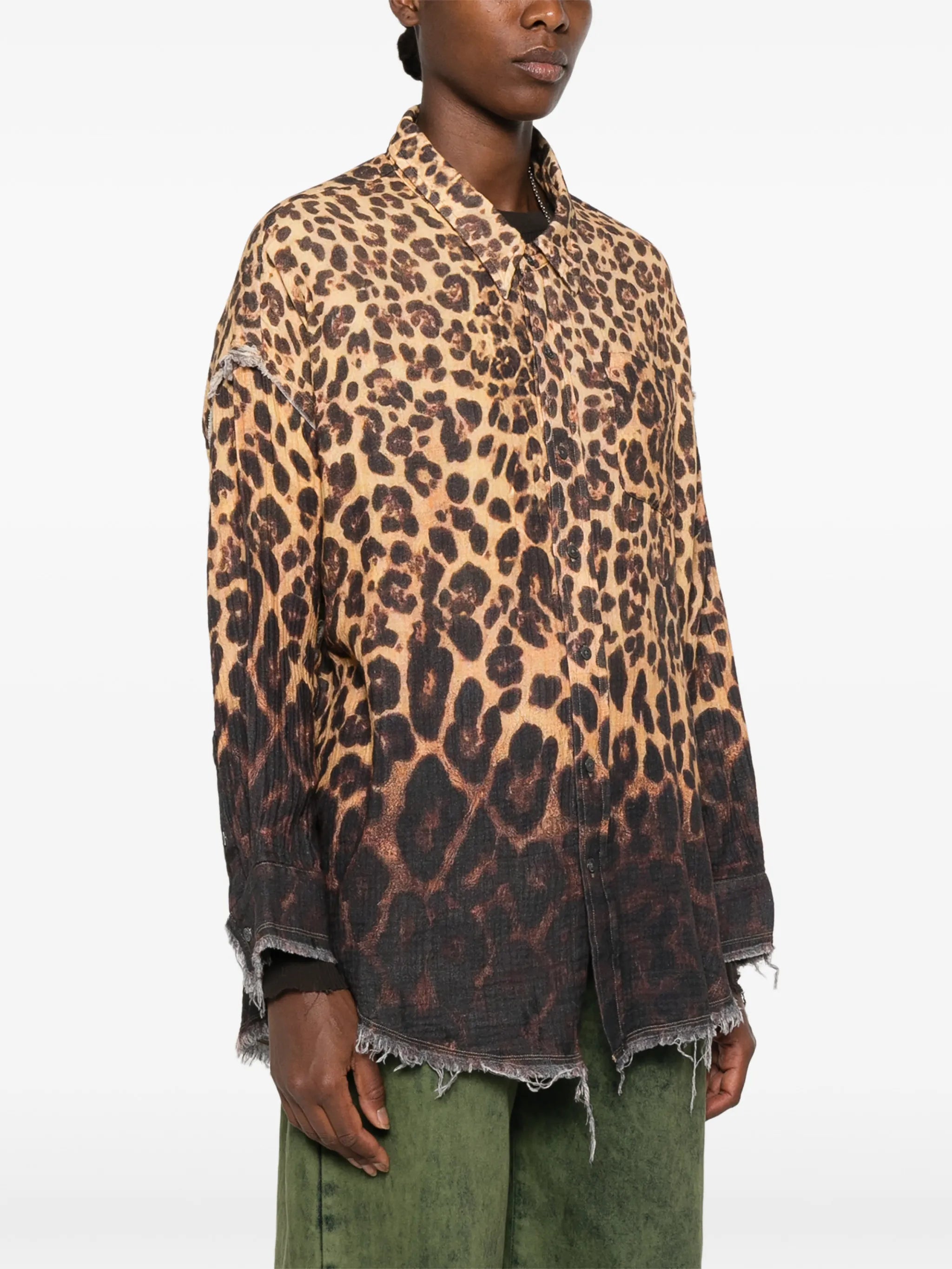 leopard-print shirt