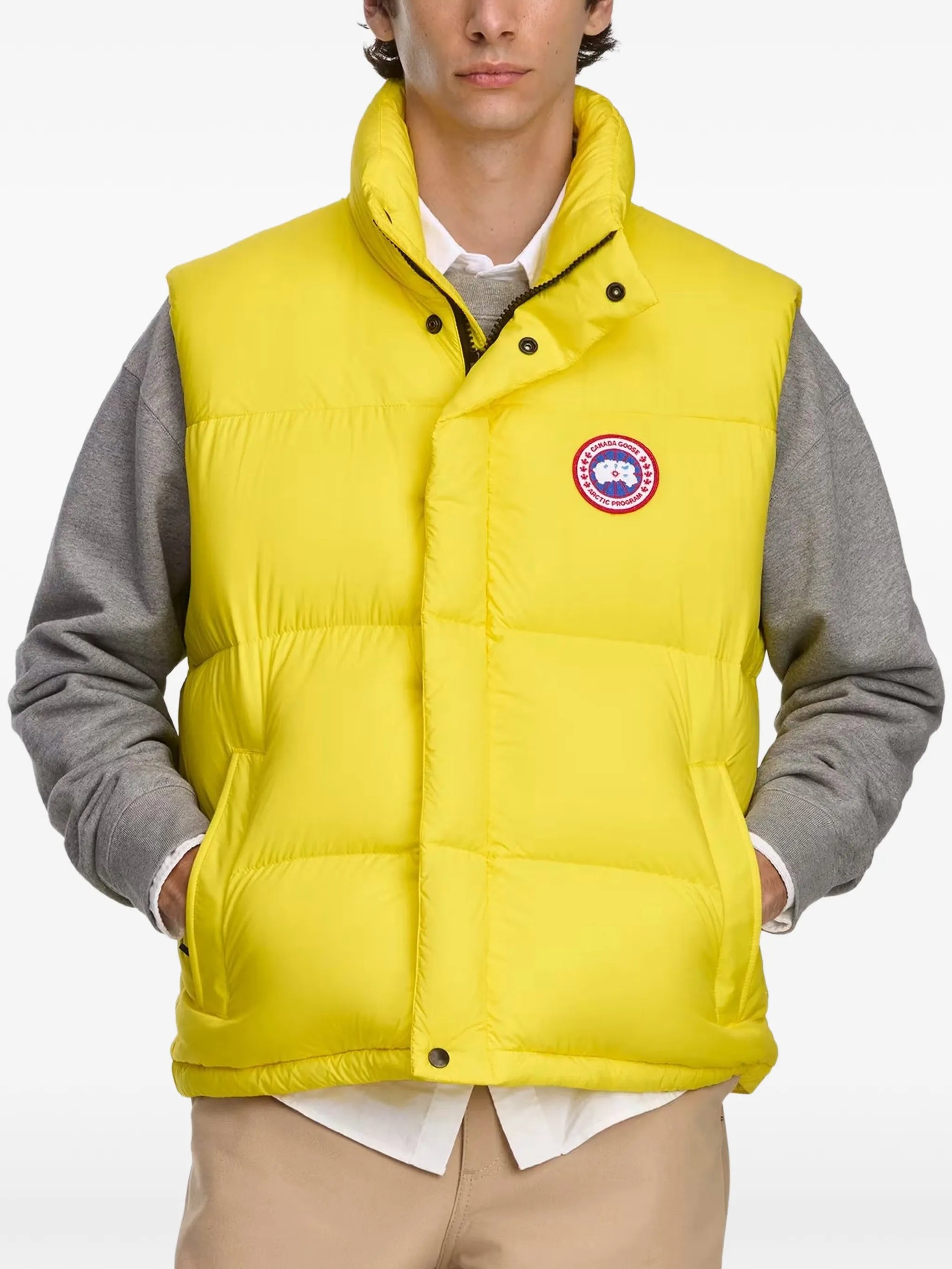 quilted gilet