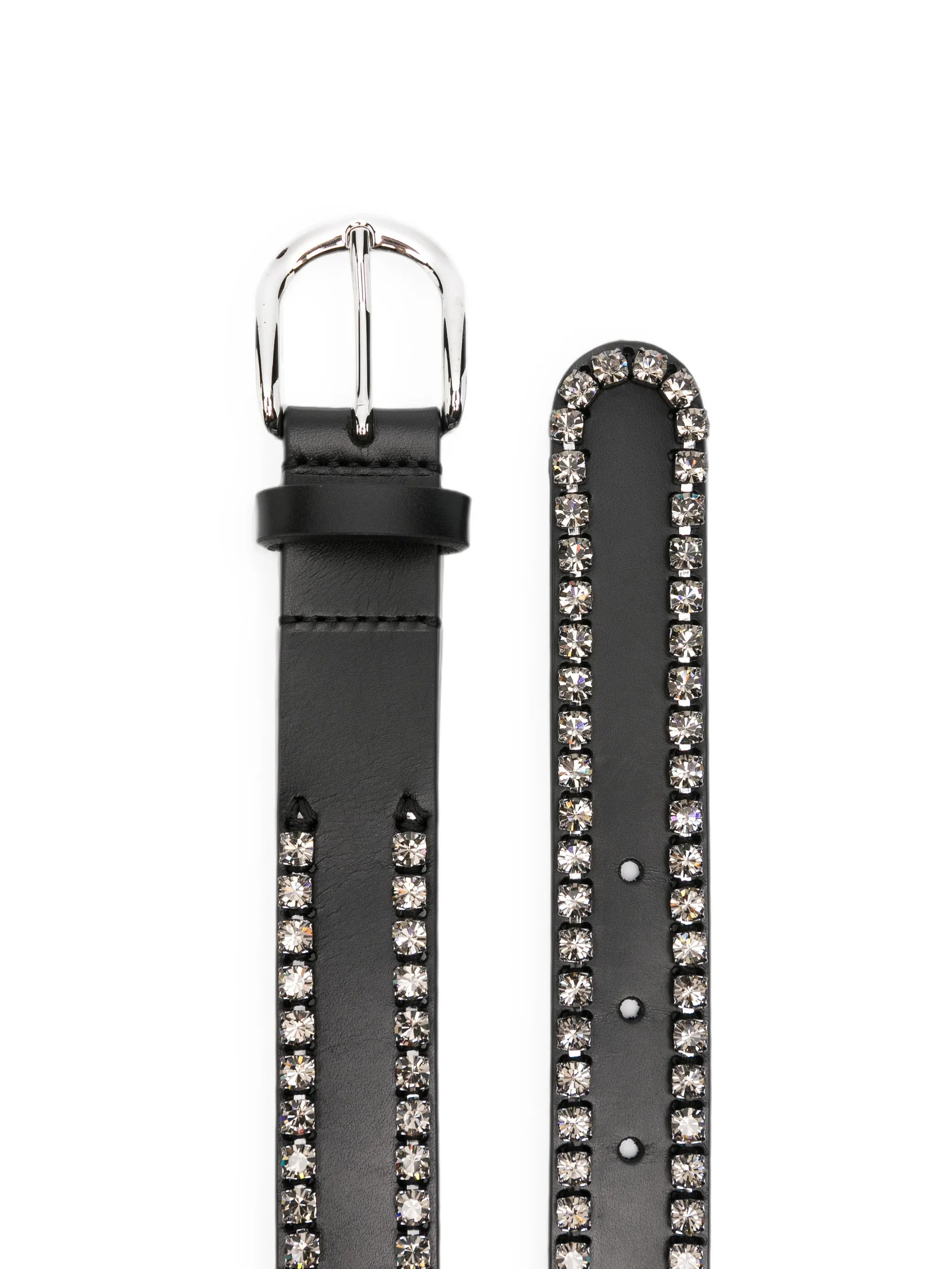 Zap crystal-embellished belt