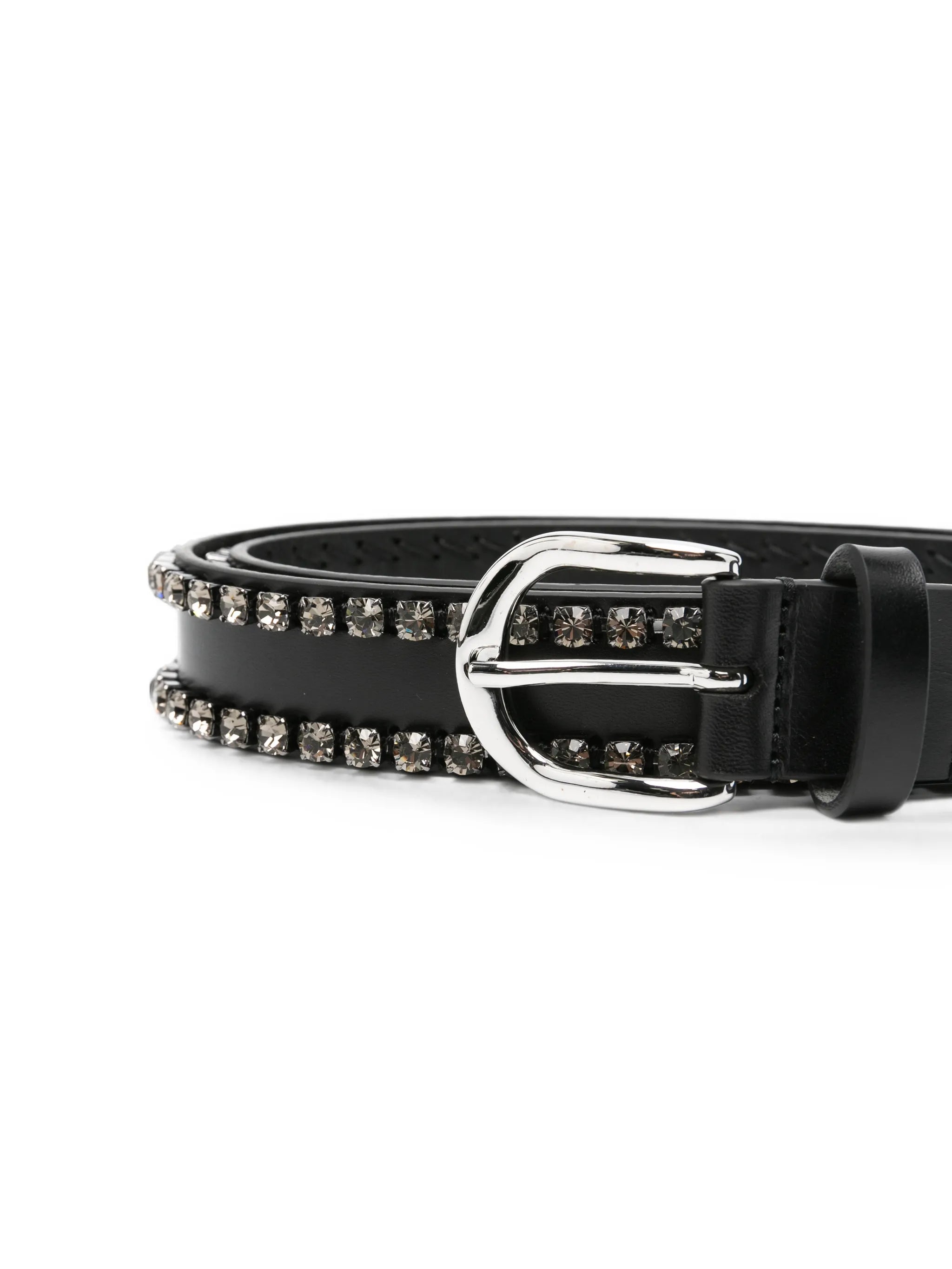 Zap crystal-embellished belt