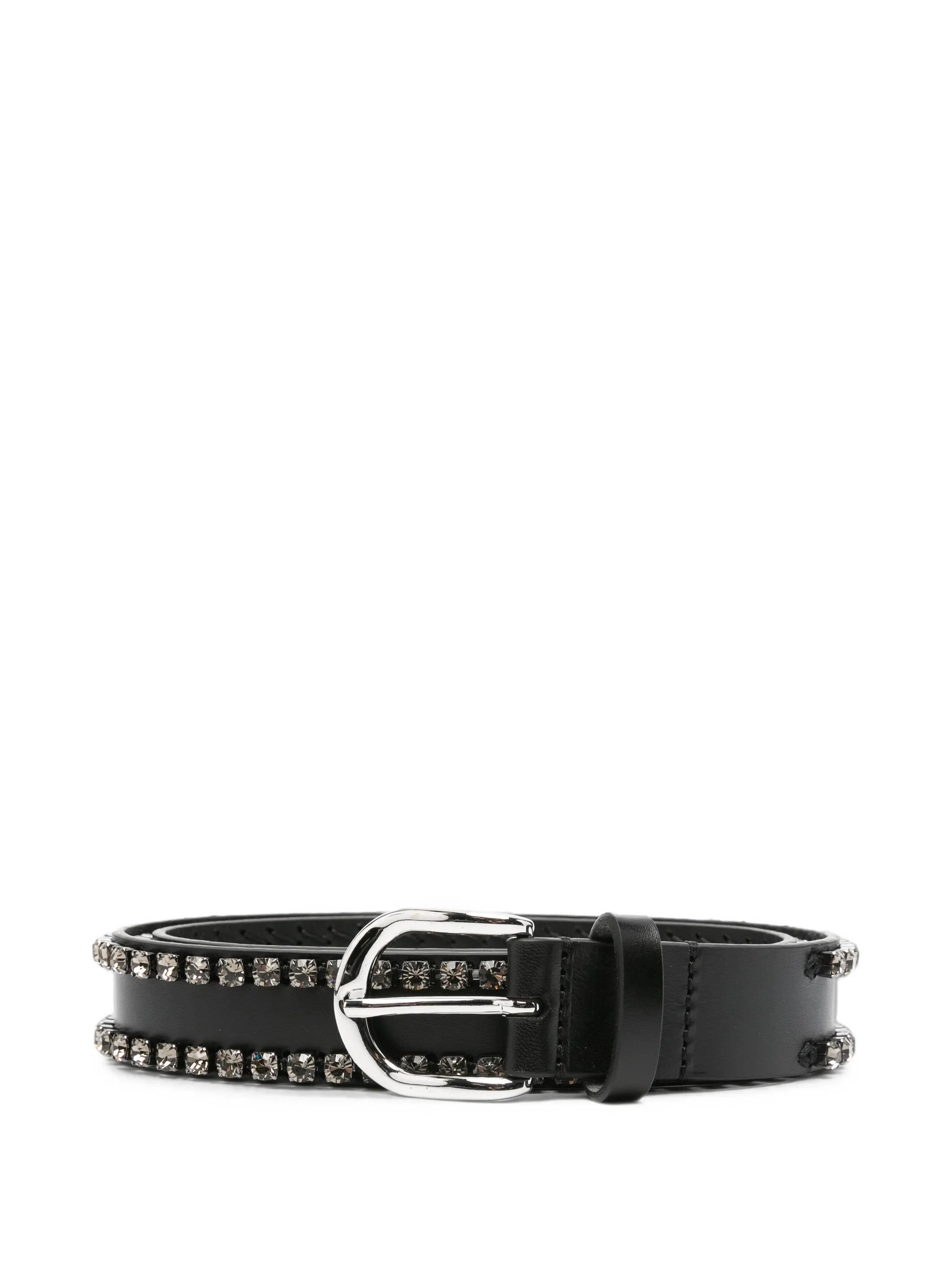 Zap crystal-embellished belt