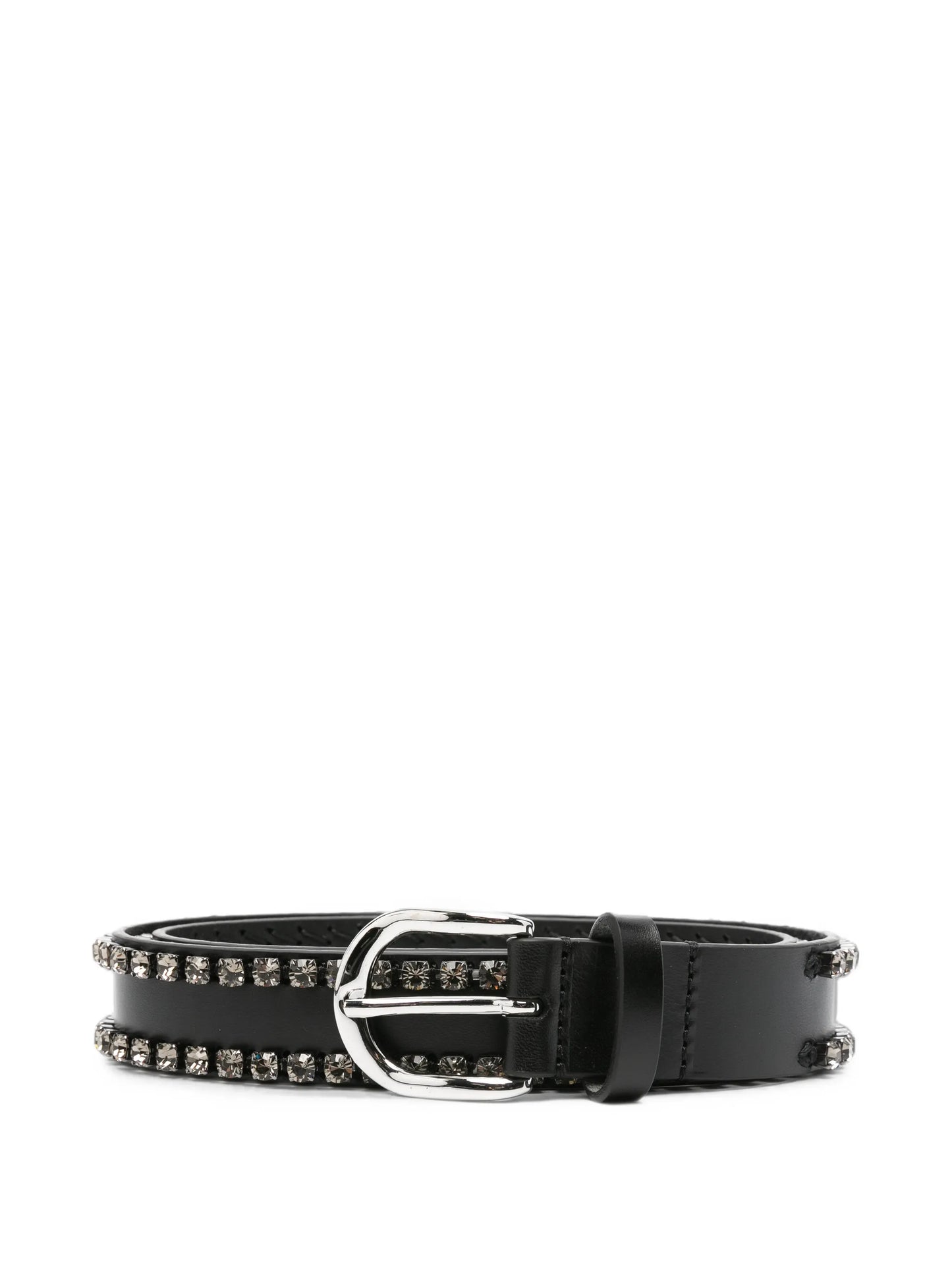 Zap crystal-embellished belt