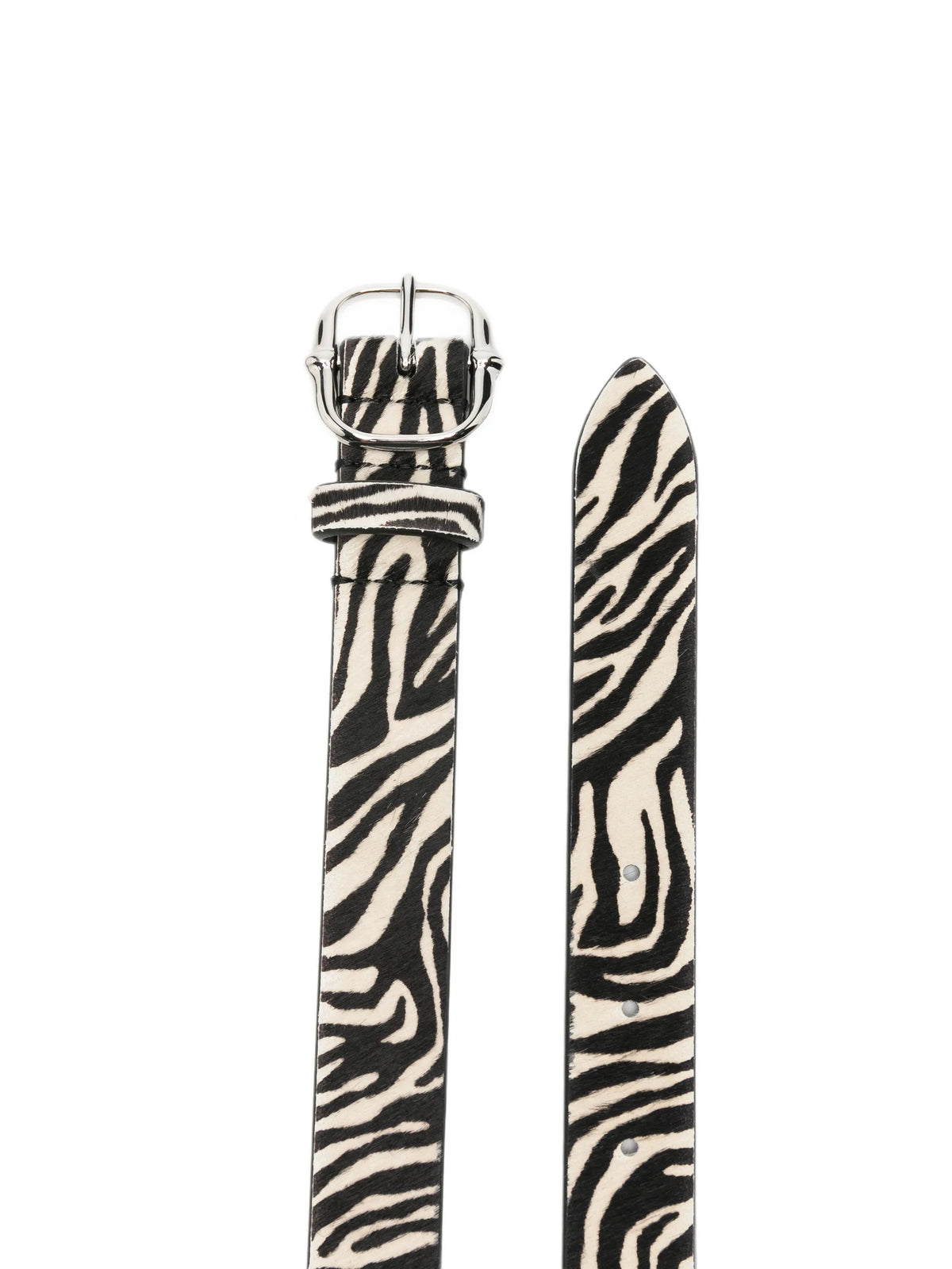 Depson zebra-print belt