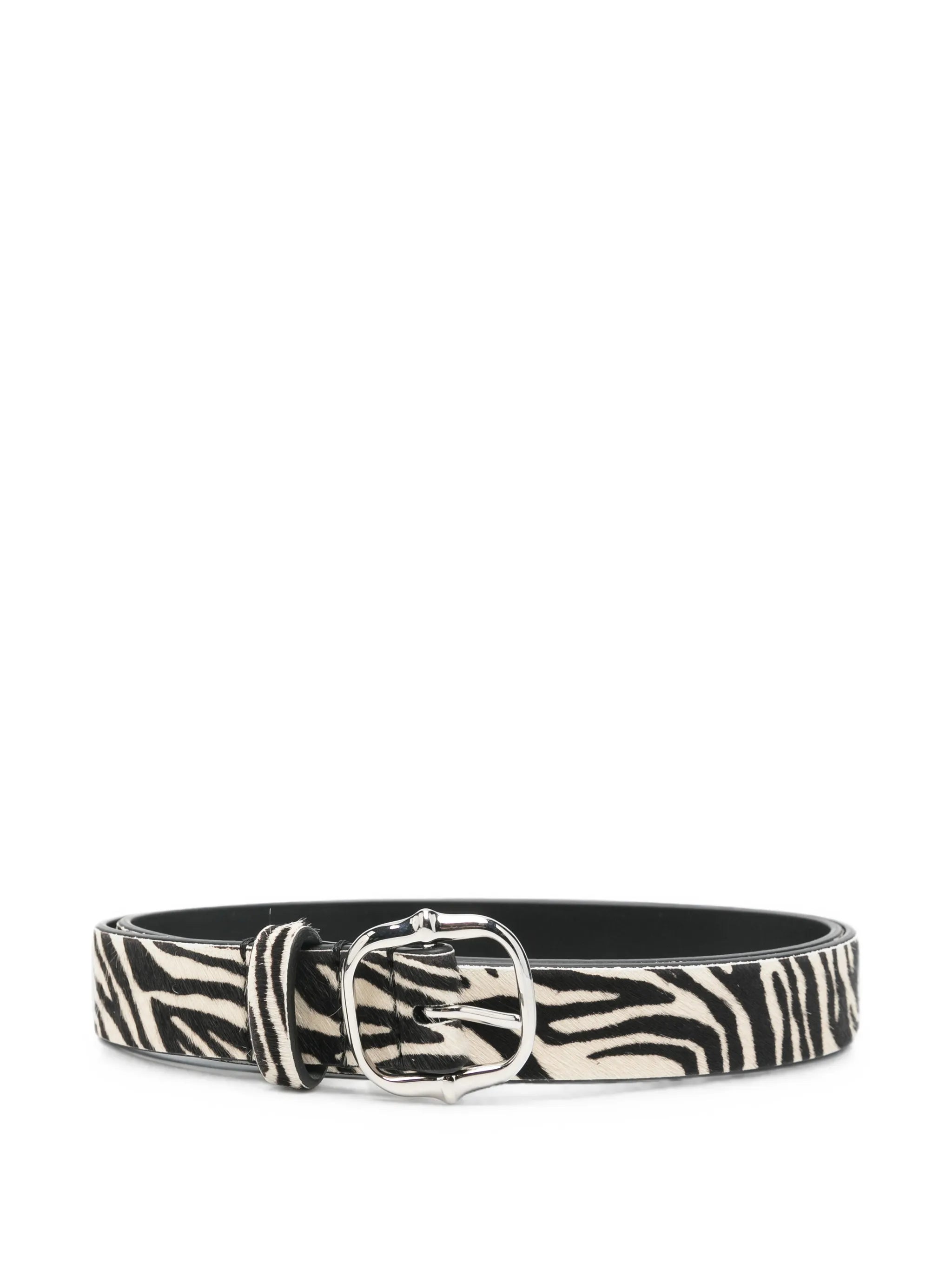Depson zebra-print belt