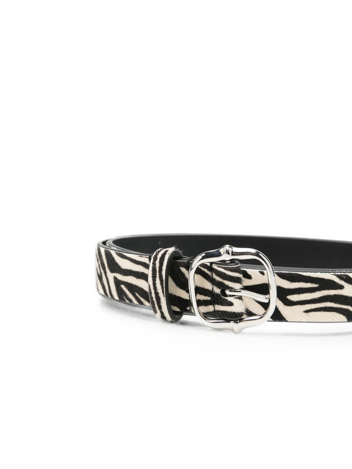 Depson zebra-print belt