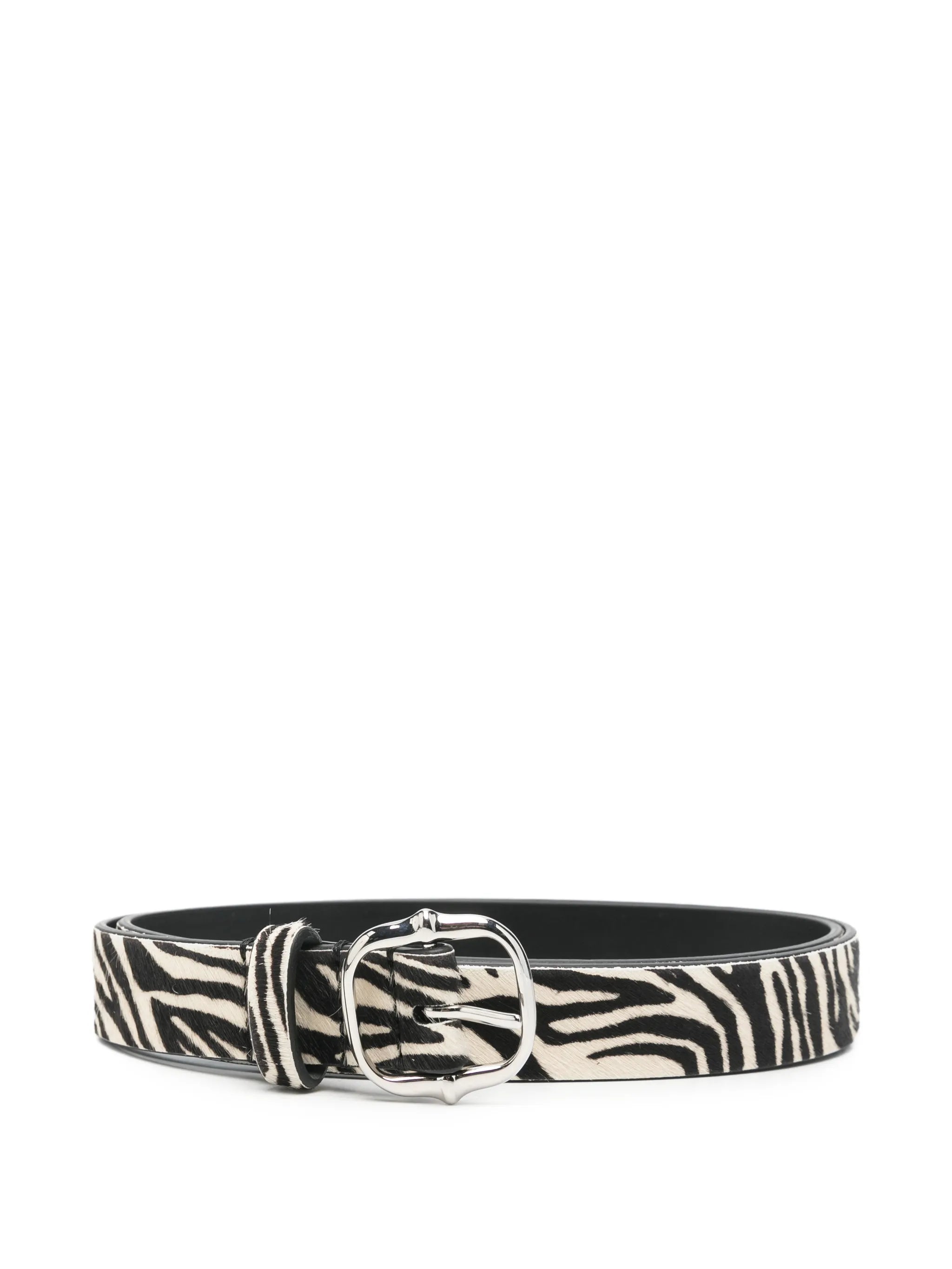 Depson zebra-print belt