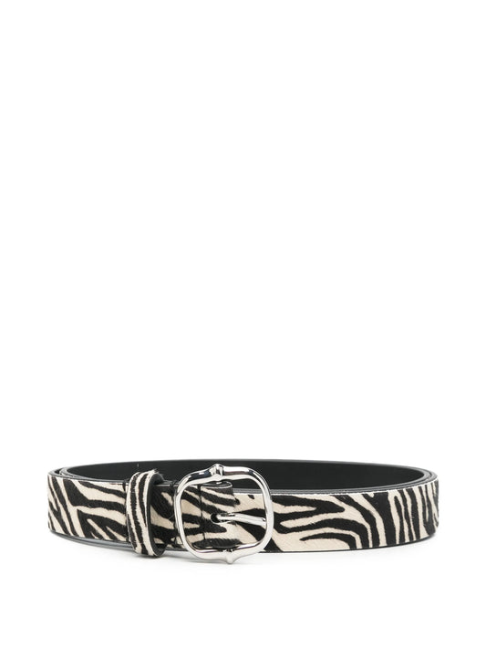 Depson zebra-print belt