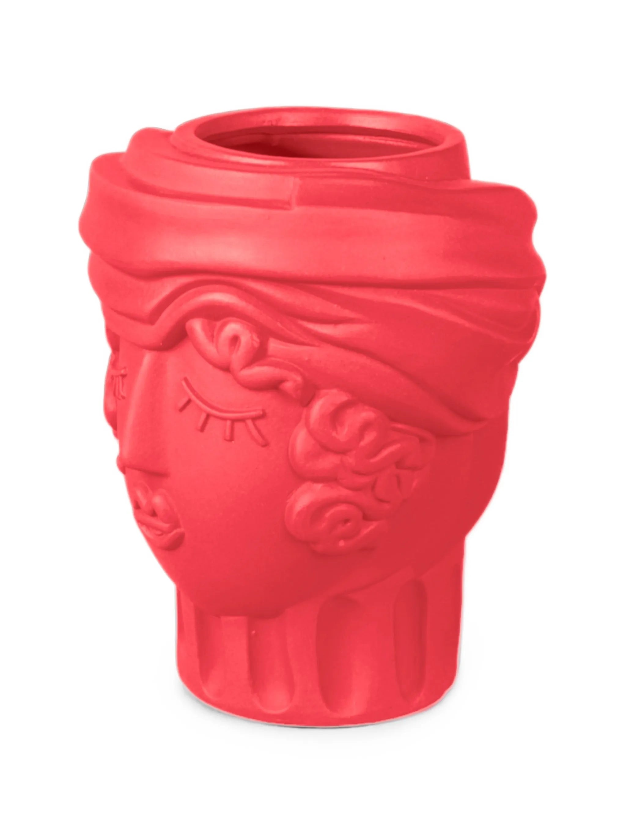 x Antonio Aricò Magna Graecia Woman terracotta sculpted vase