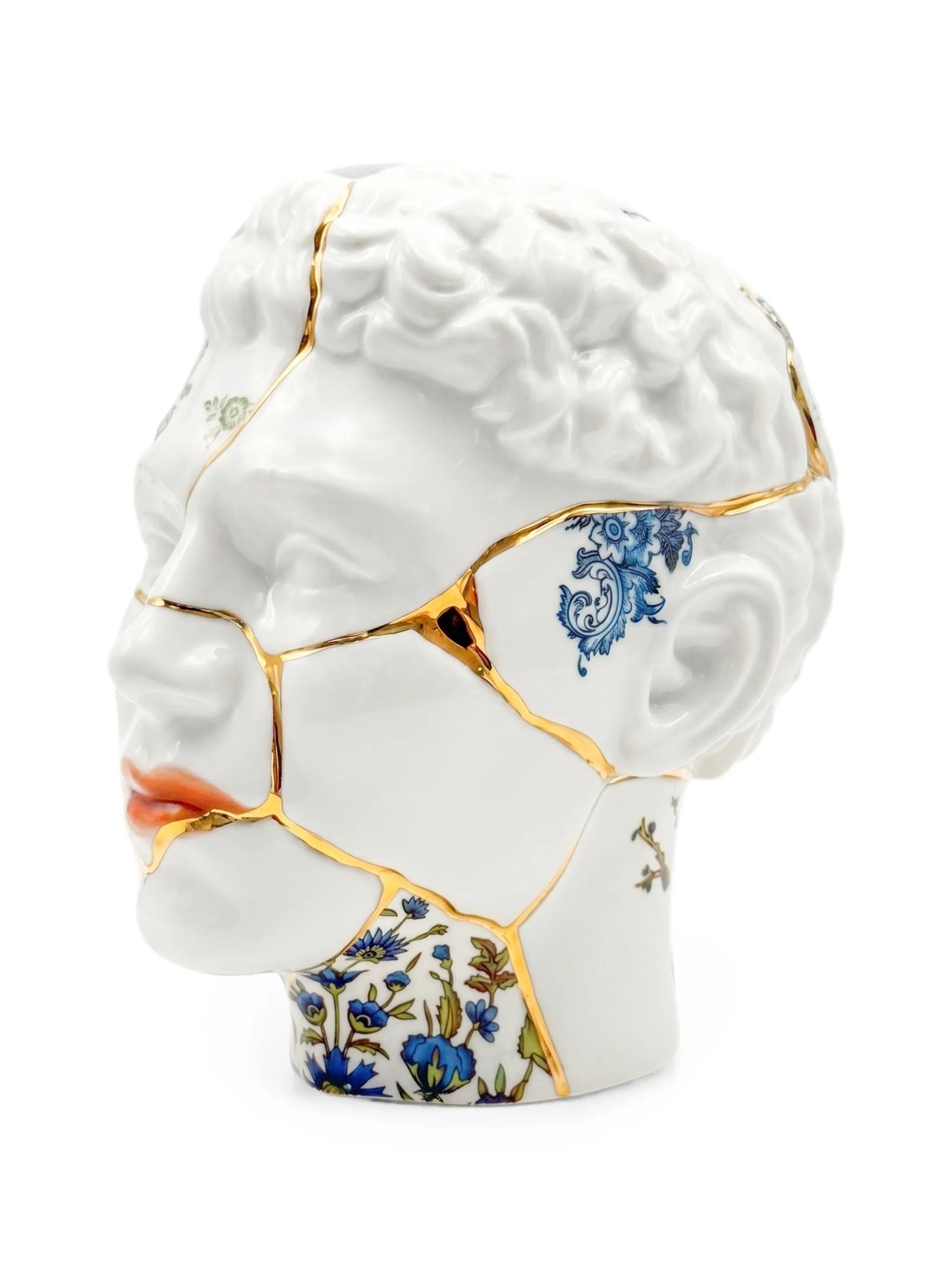 x x Marcantonio Him Kintsugi Head porcelain ornament