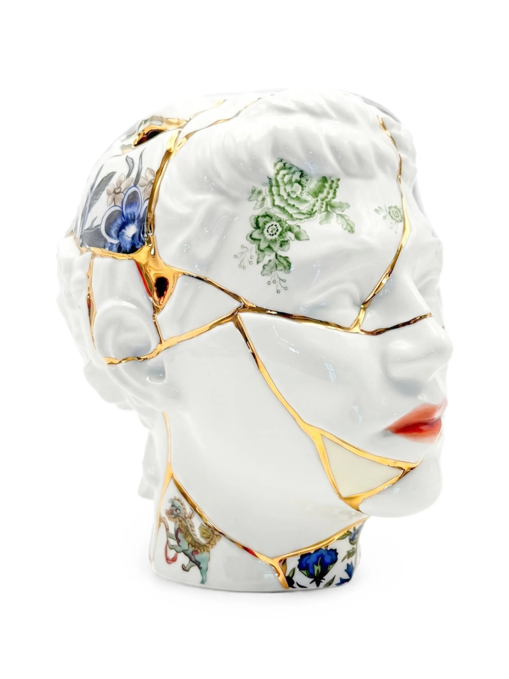 x x Marcantonio Him Kintsugi Head porcelain ornament