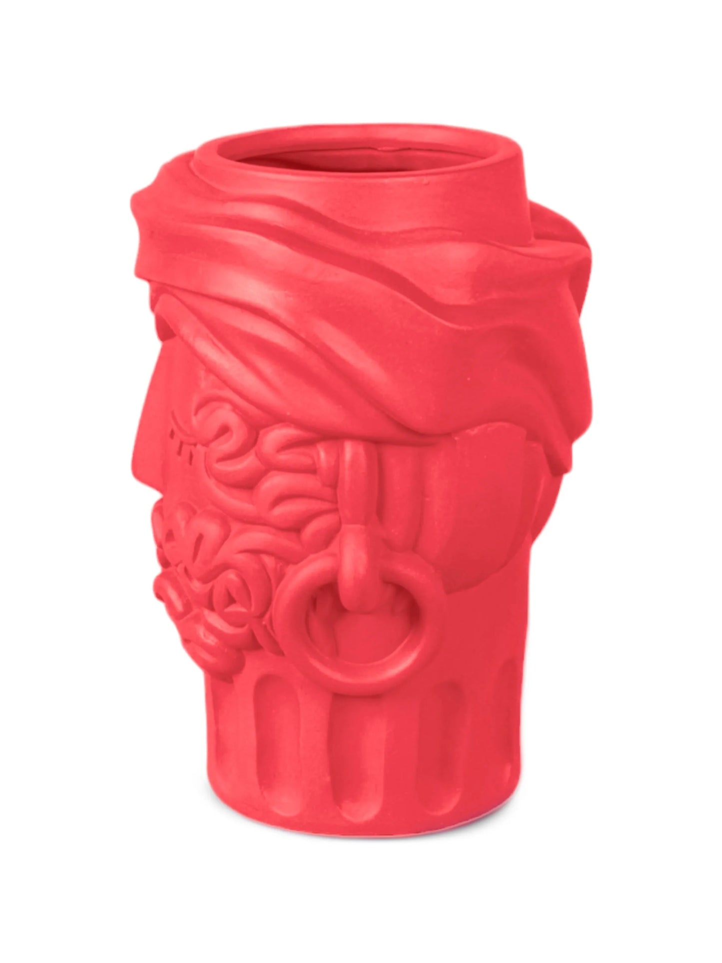 Bougainvillea Man sculpted vase