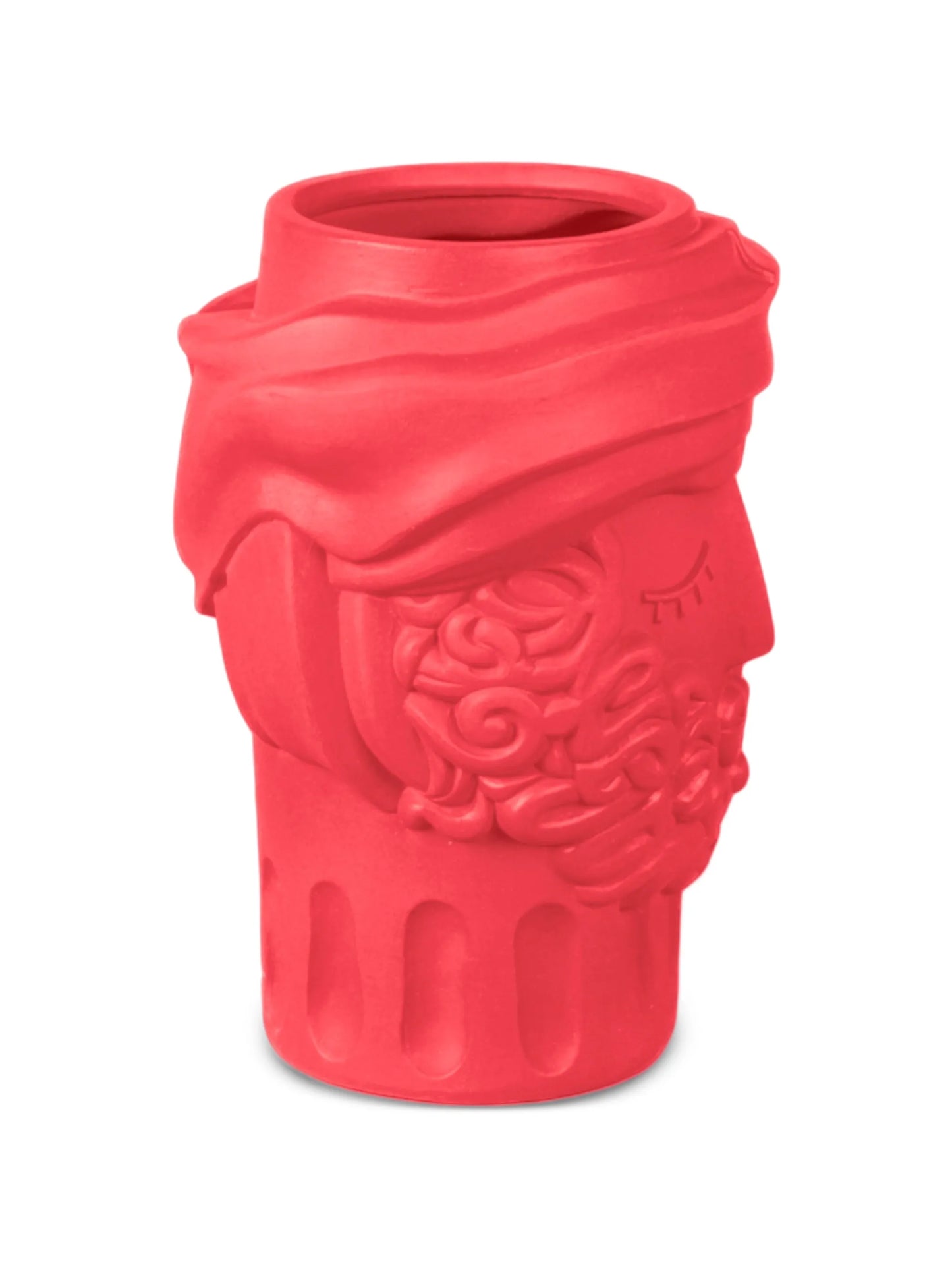 Bougainvillea Man sculpted vase