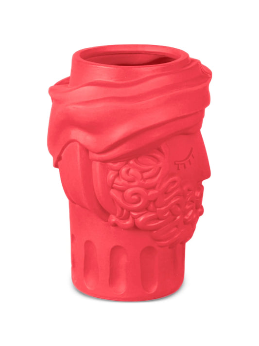 Bougainvillea Man sculpted vase