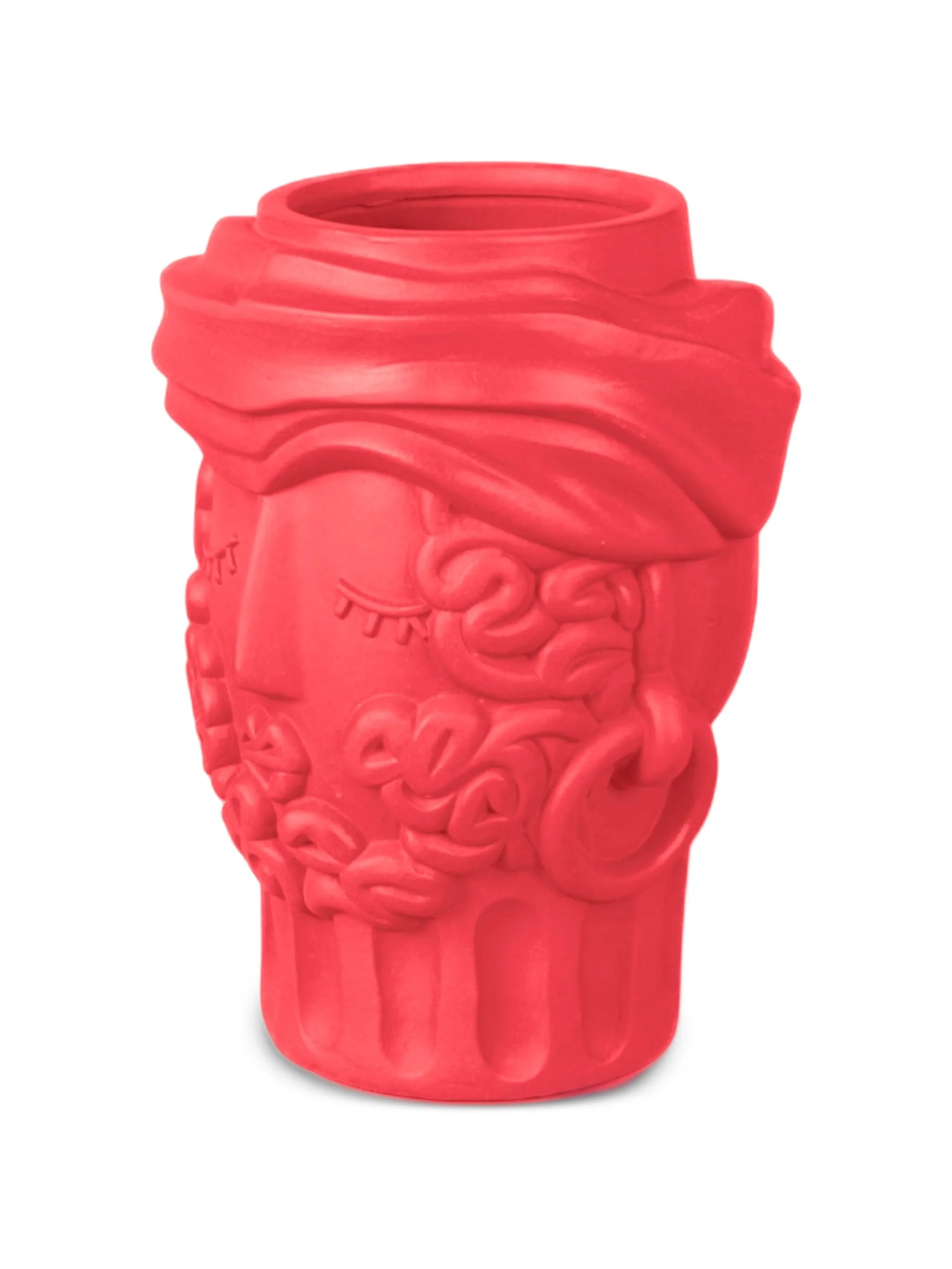 Bougainvillea Man sculpted vase