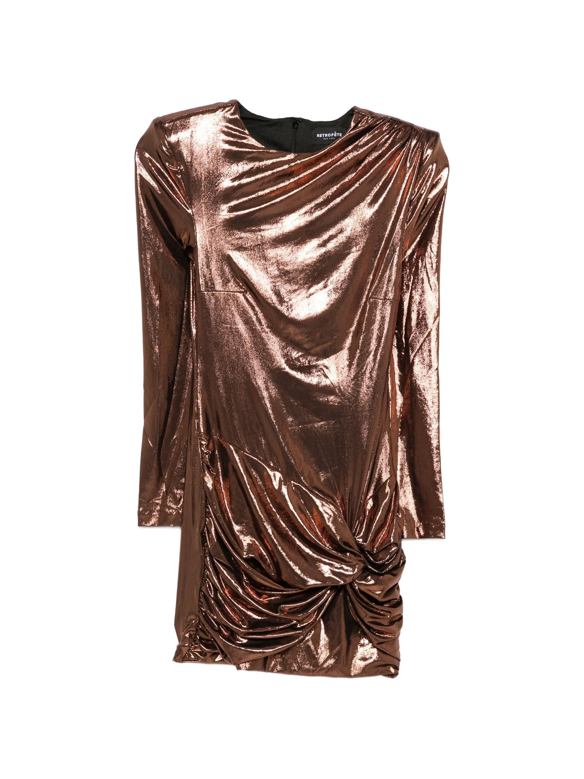 Millee shoulder-pad mini dress