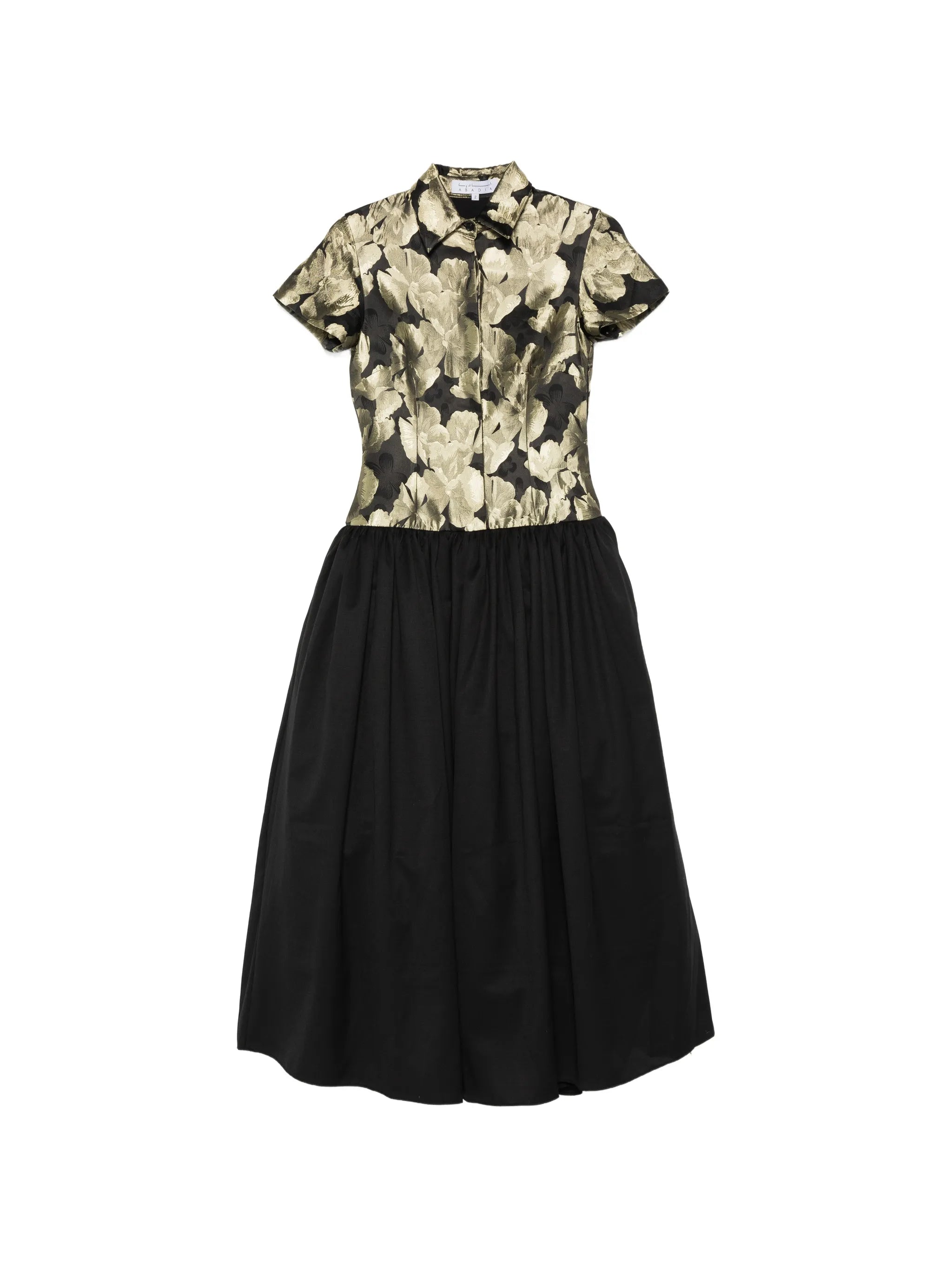 jacquard shirt dress