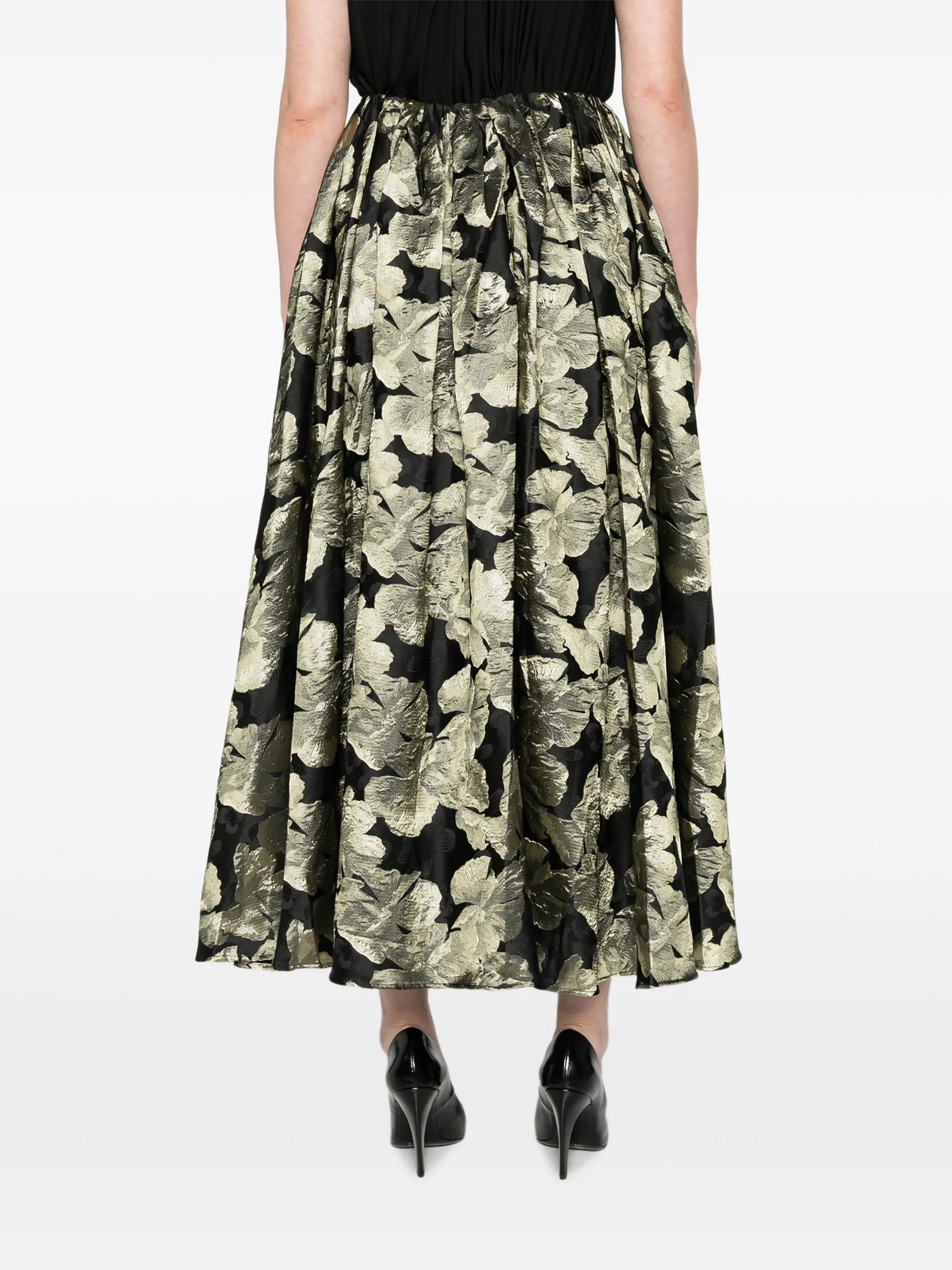 Elodie skirt im black and gold