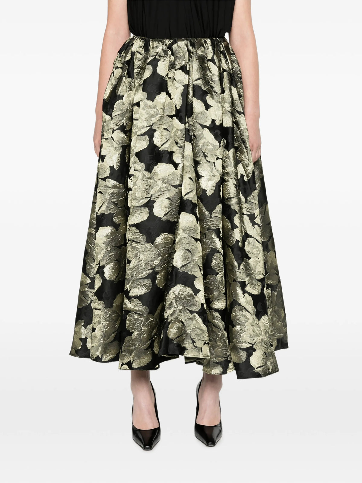 Elodie skirt im black and gold