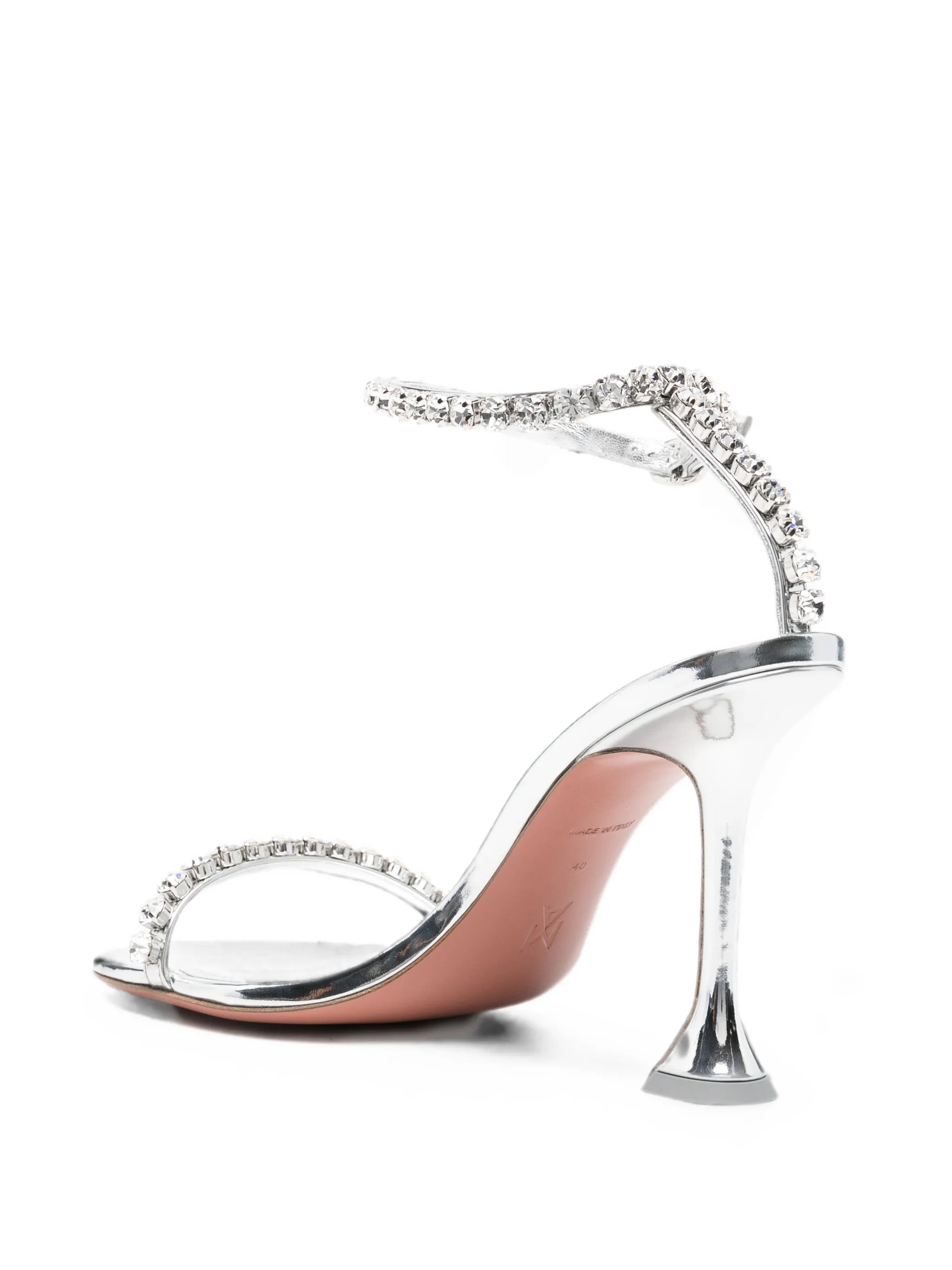 Gigi crystal-embellished heeled sandals