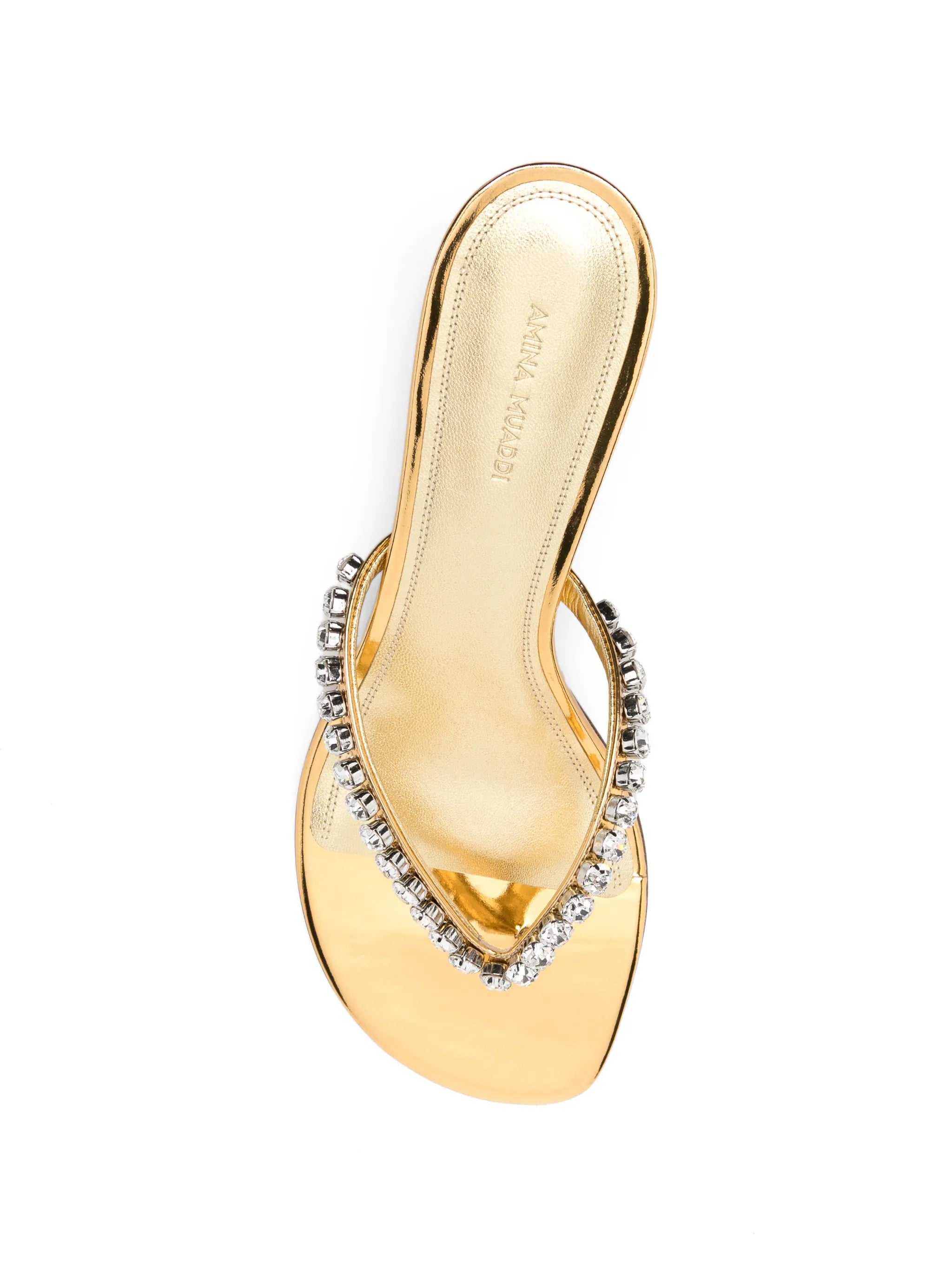 Gigi crystal-embellished heeled sandals
