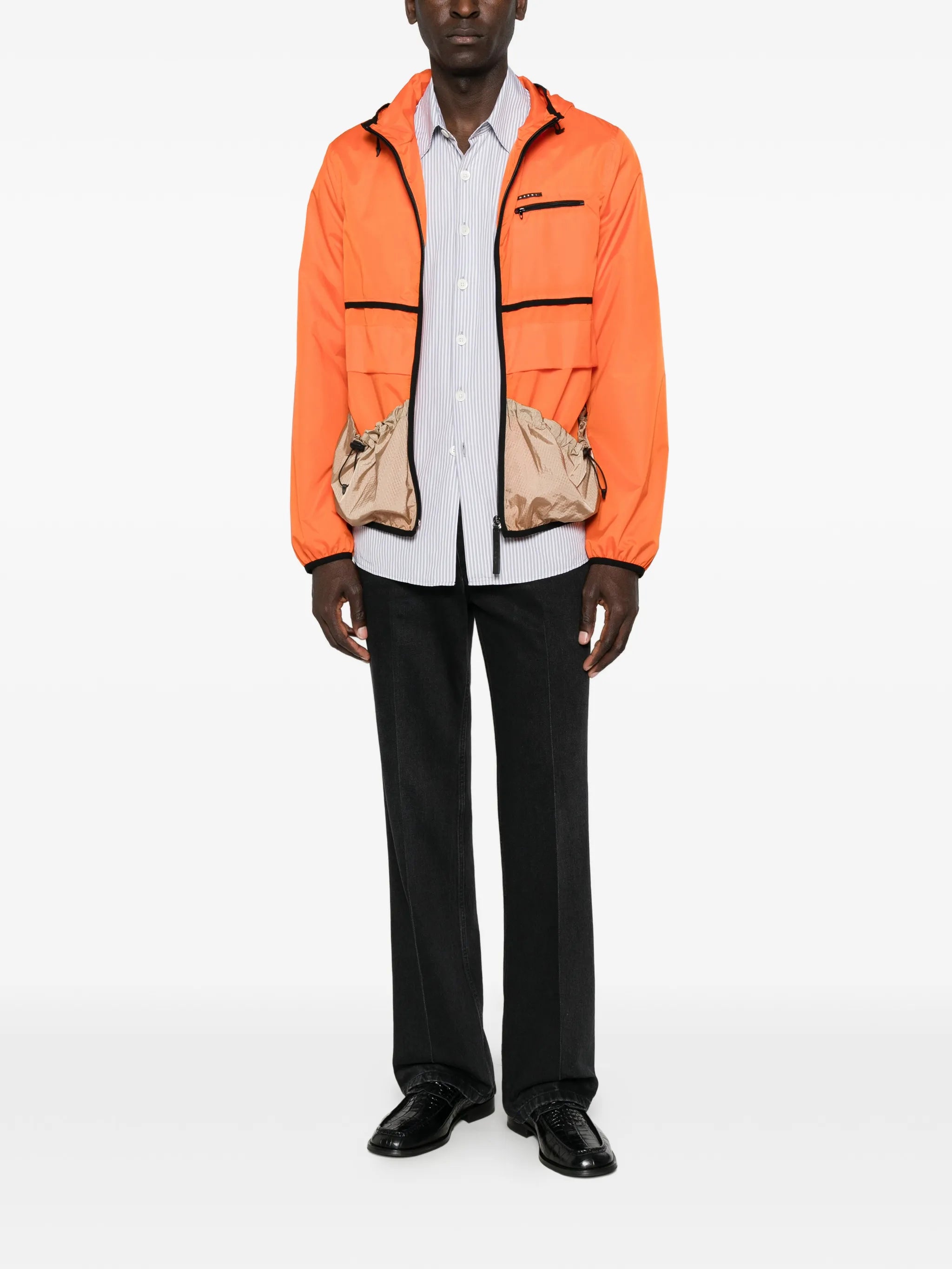 contrast-trim track jacket