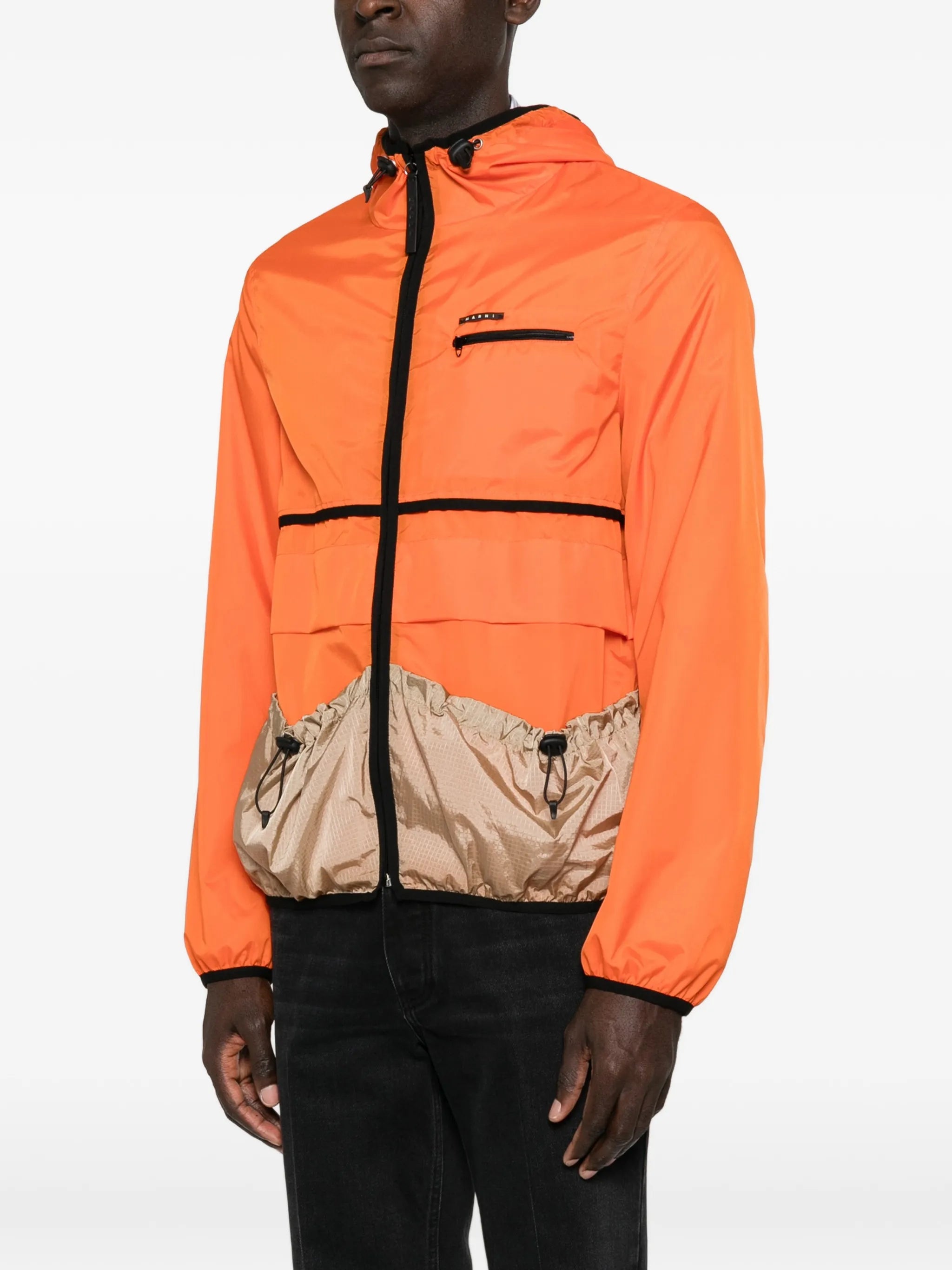 contrast-trim track jacket