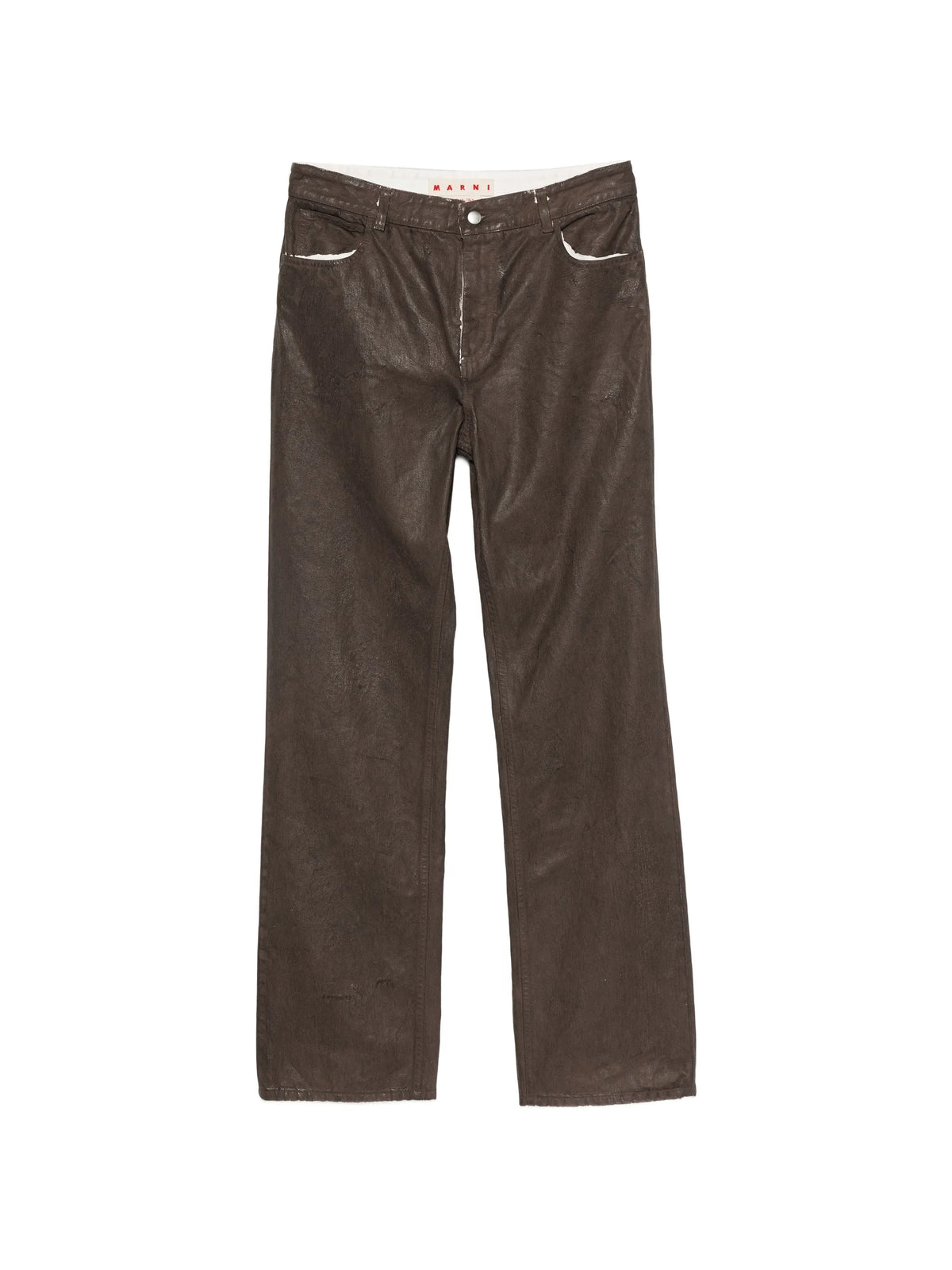 coated jeans