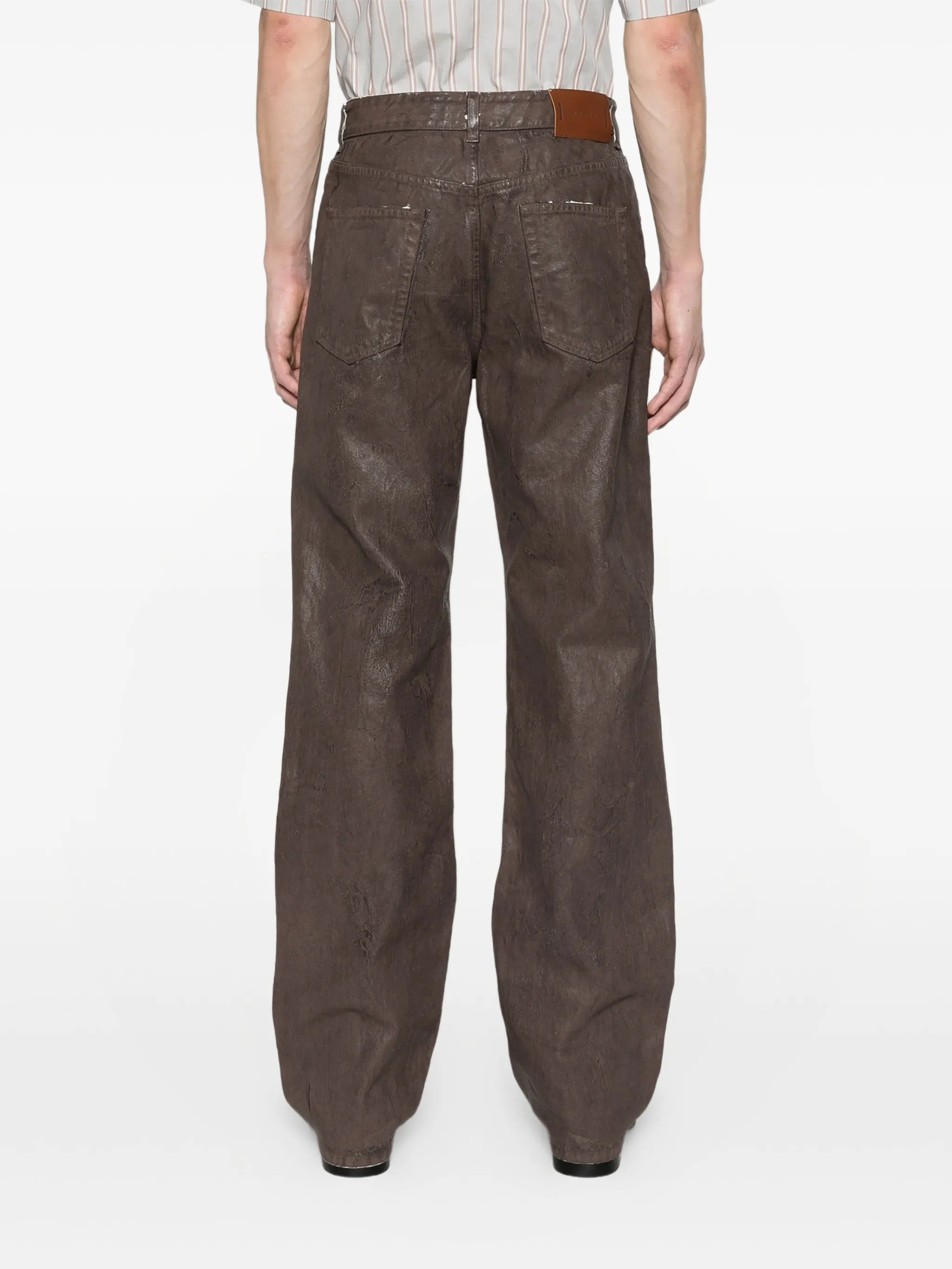 coated jeans