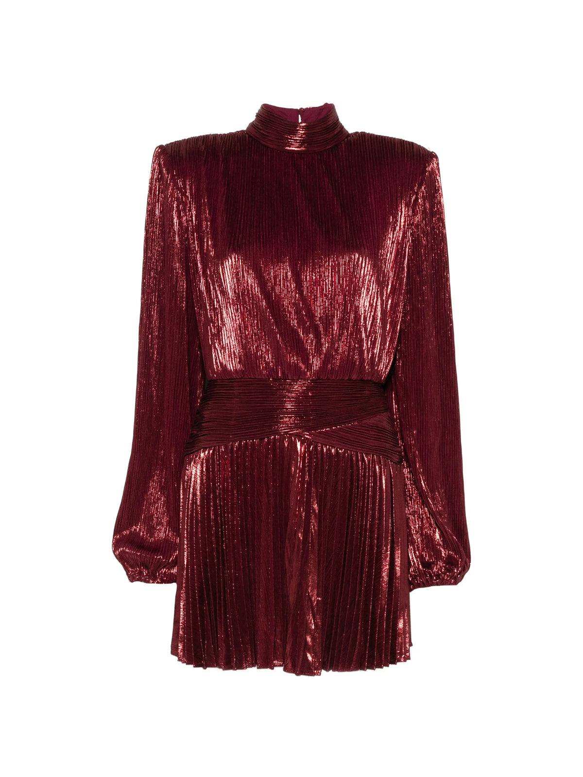 Freja shoulder-pad mini dress