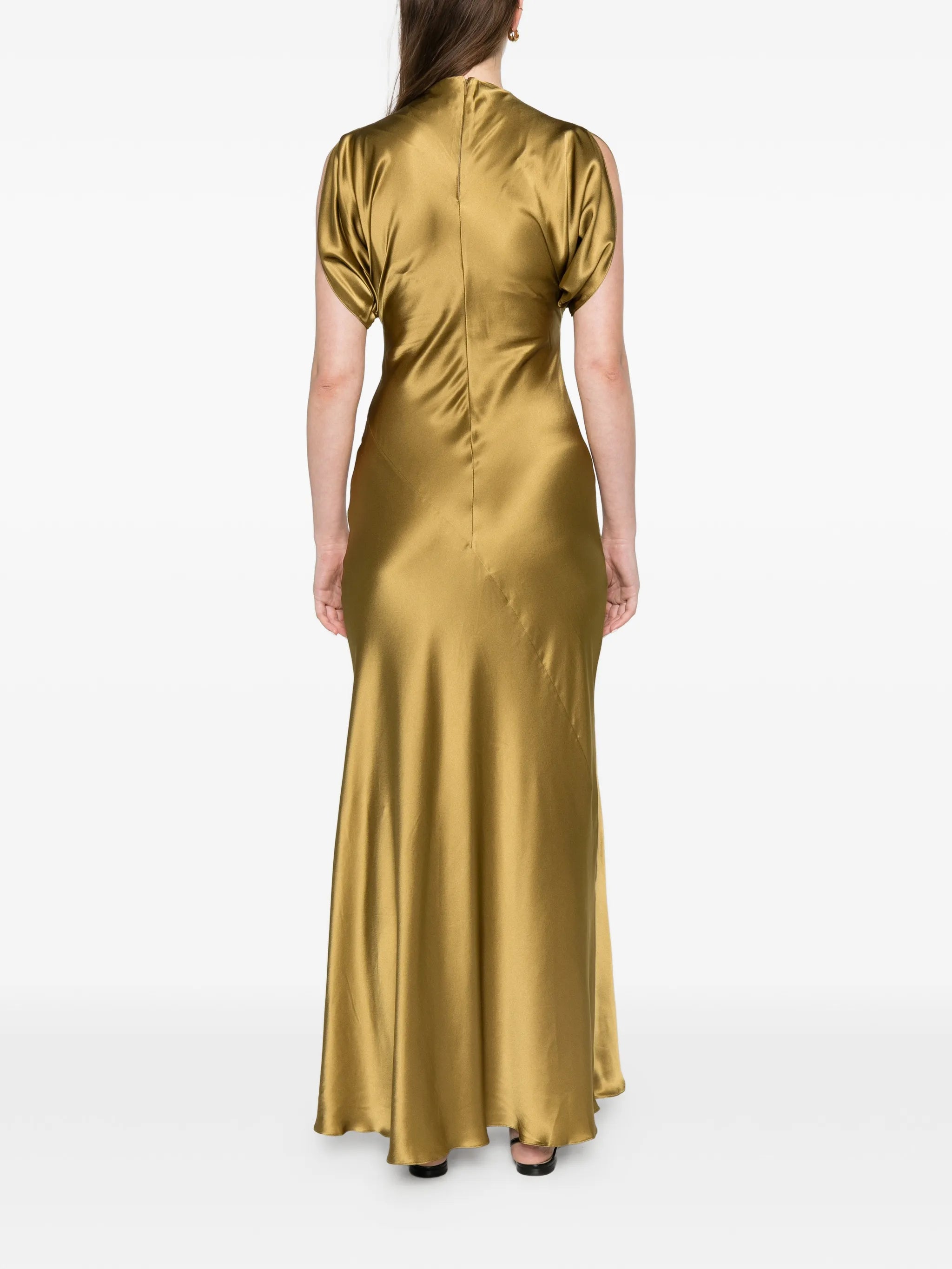 Quinn cowl-neck dress