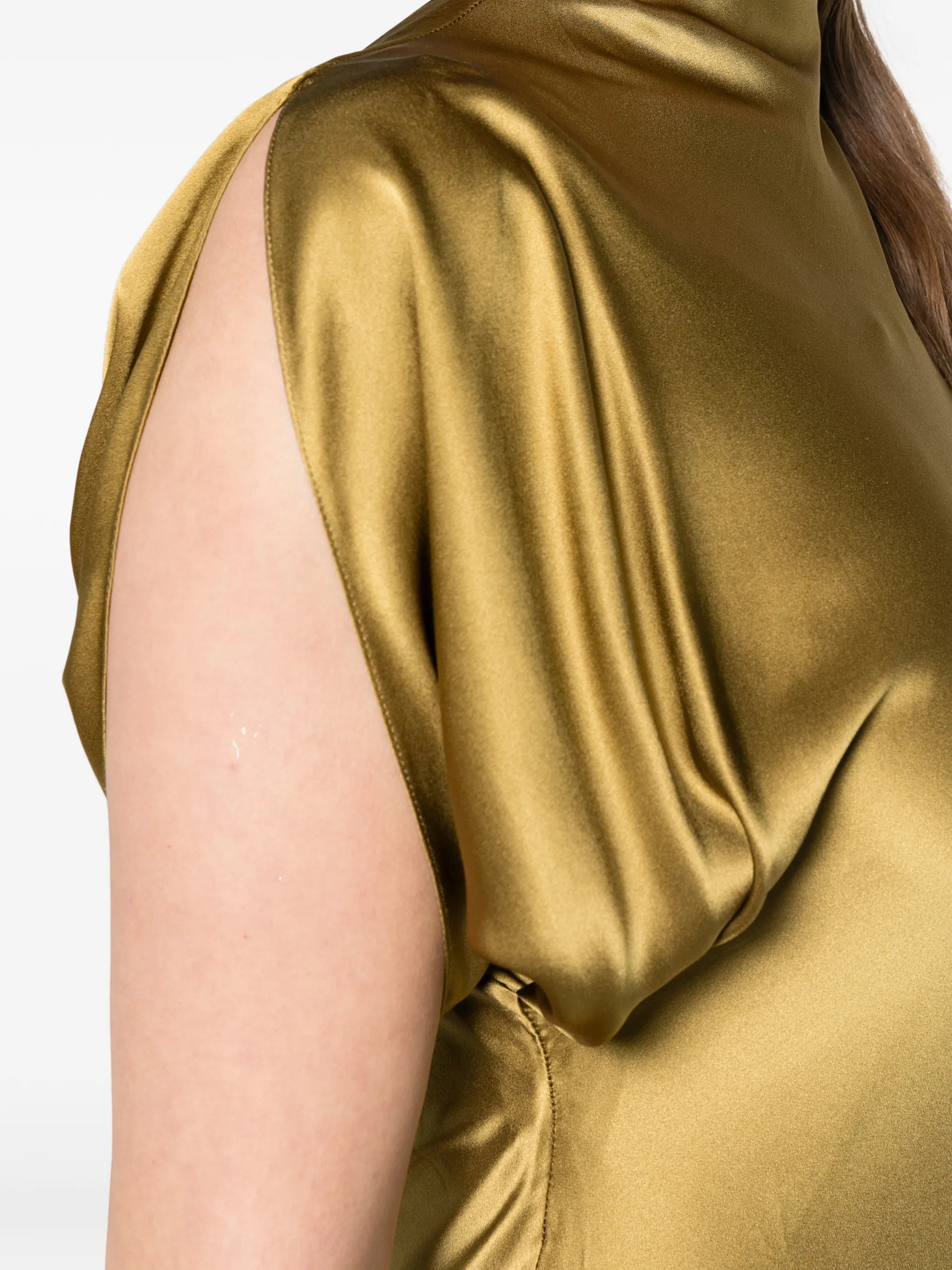 Quinn cowl-neck dress