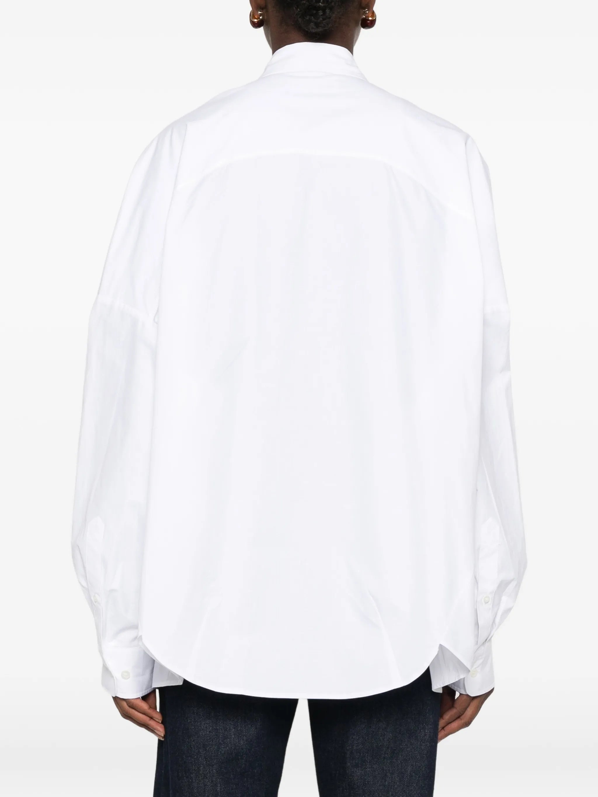 bead-embellished buttoned shirt