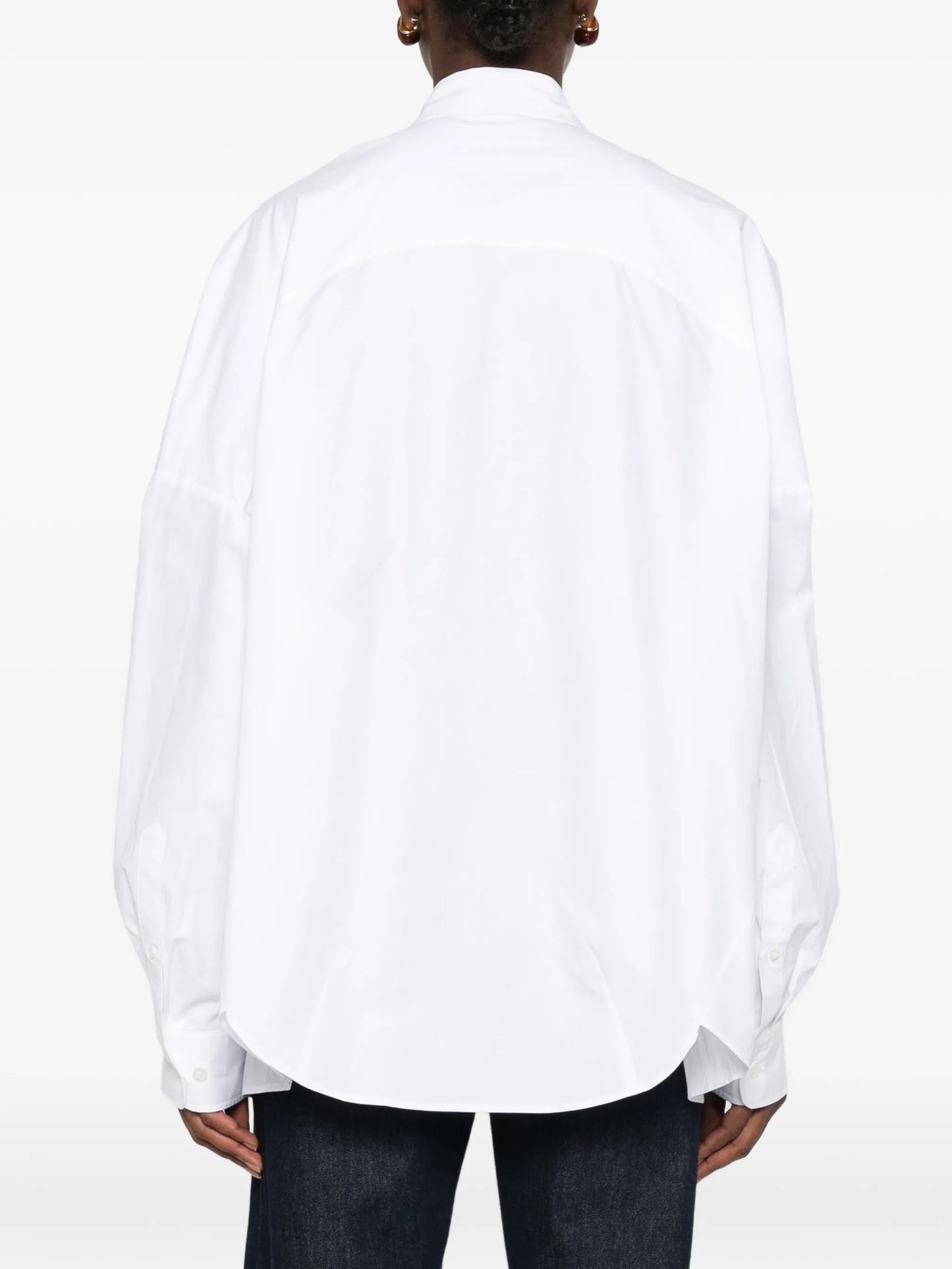 bead-embellished buttoned shirt