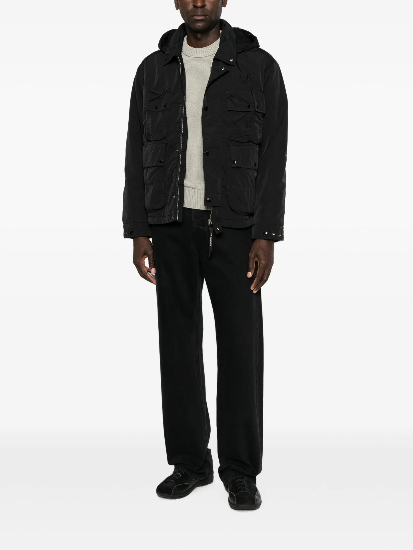 Chrome-R Goggle zip-fastening jacket