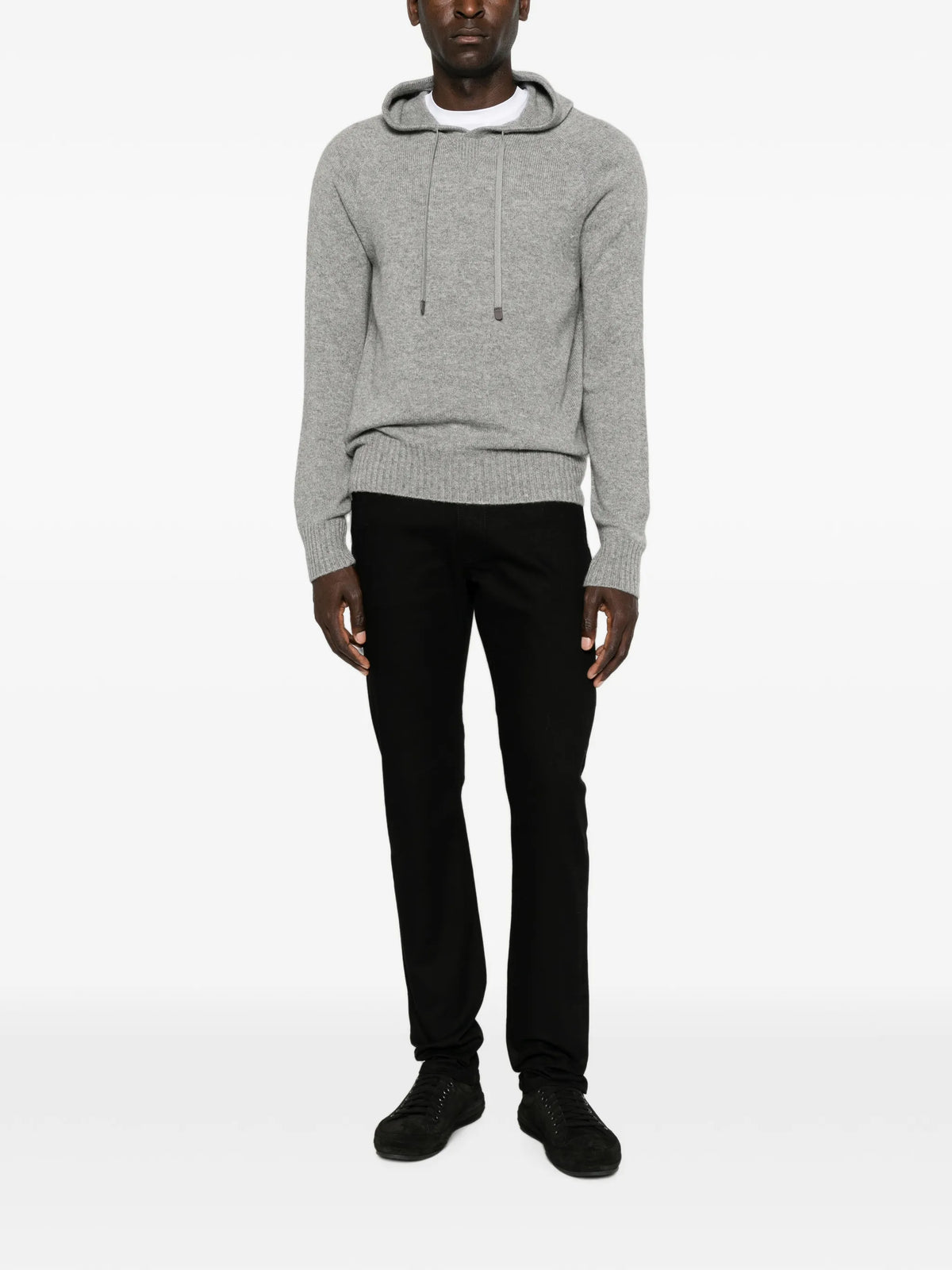 seamless cashmere hoodie