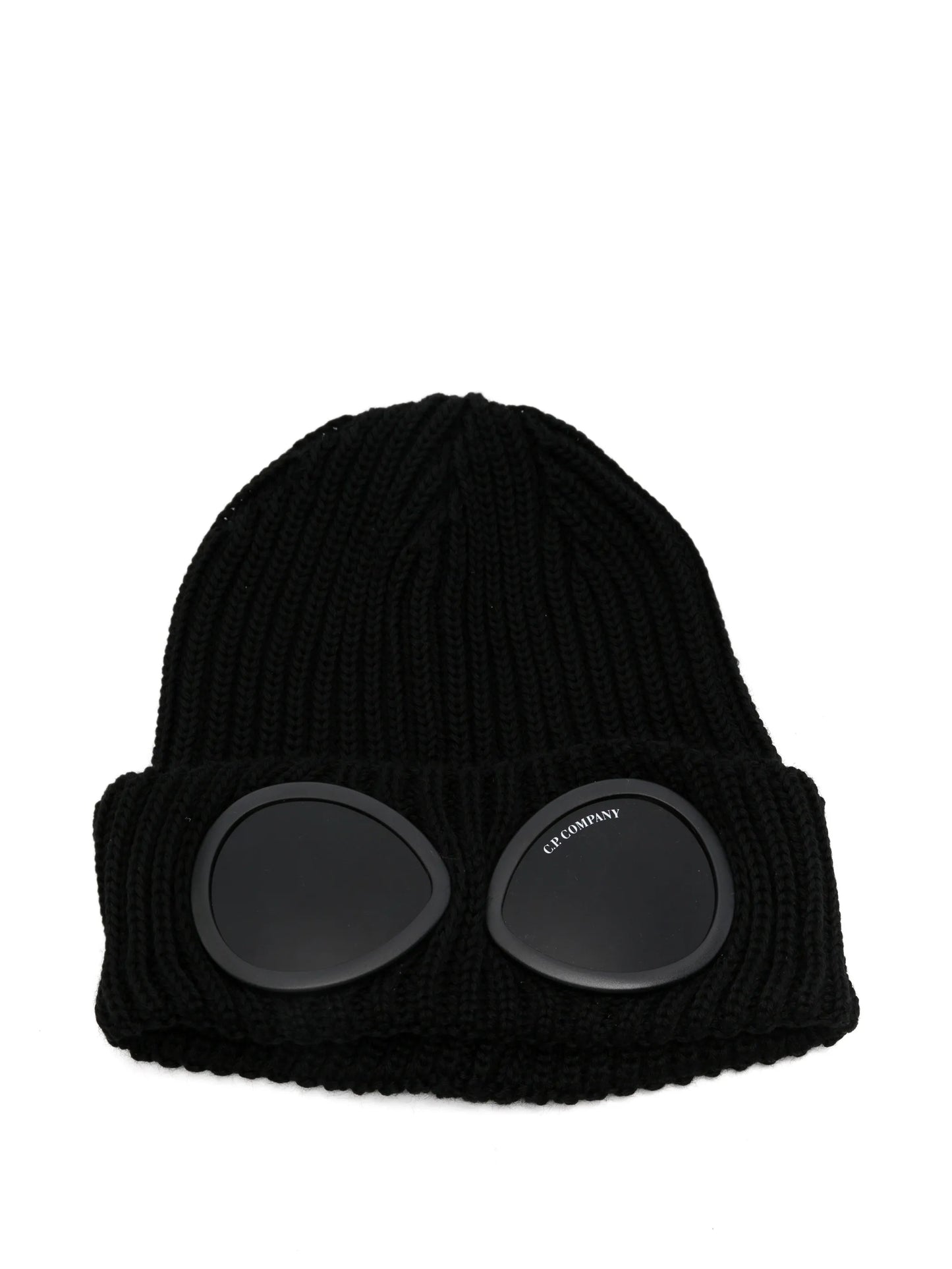 goggle-detail beanie hat