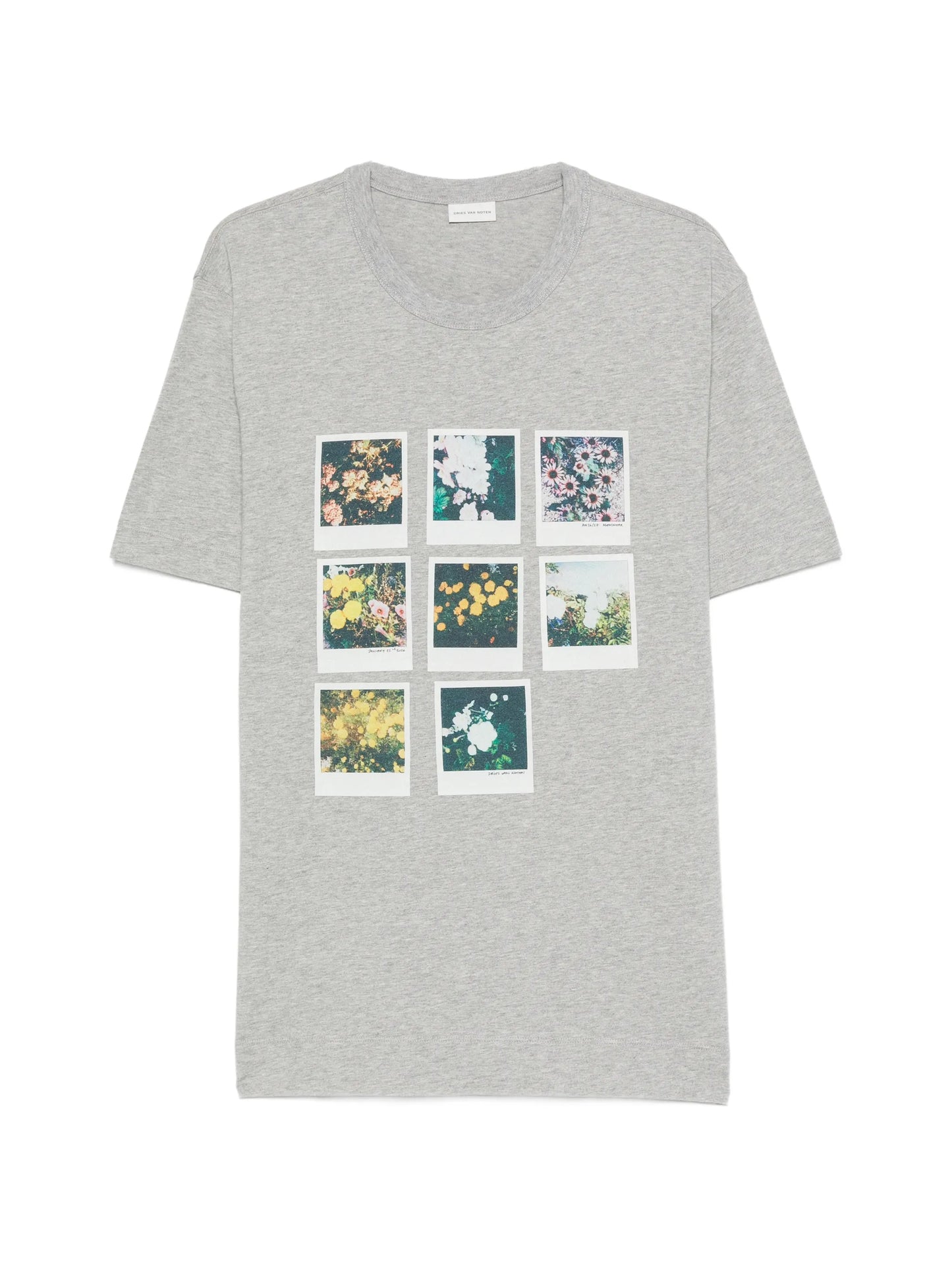 floral-print T-shirt