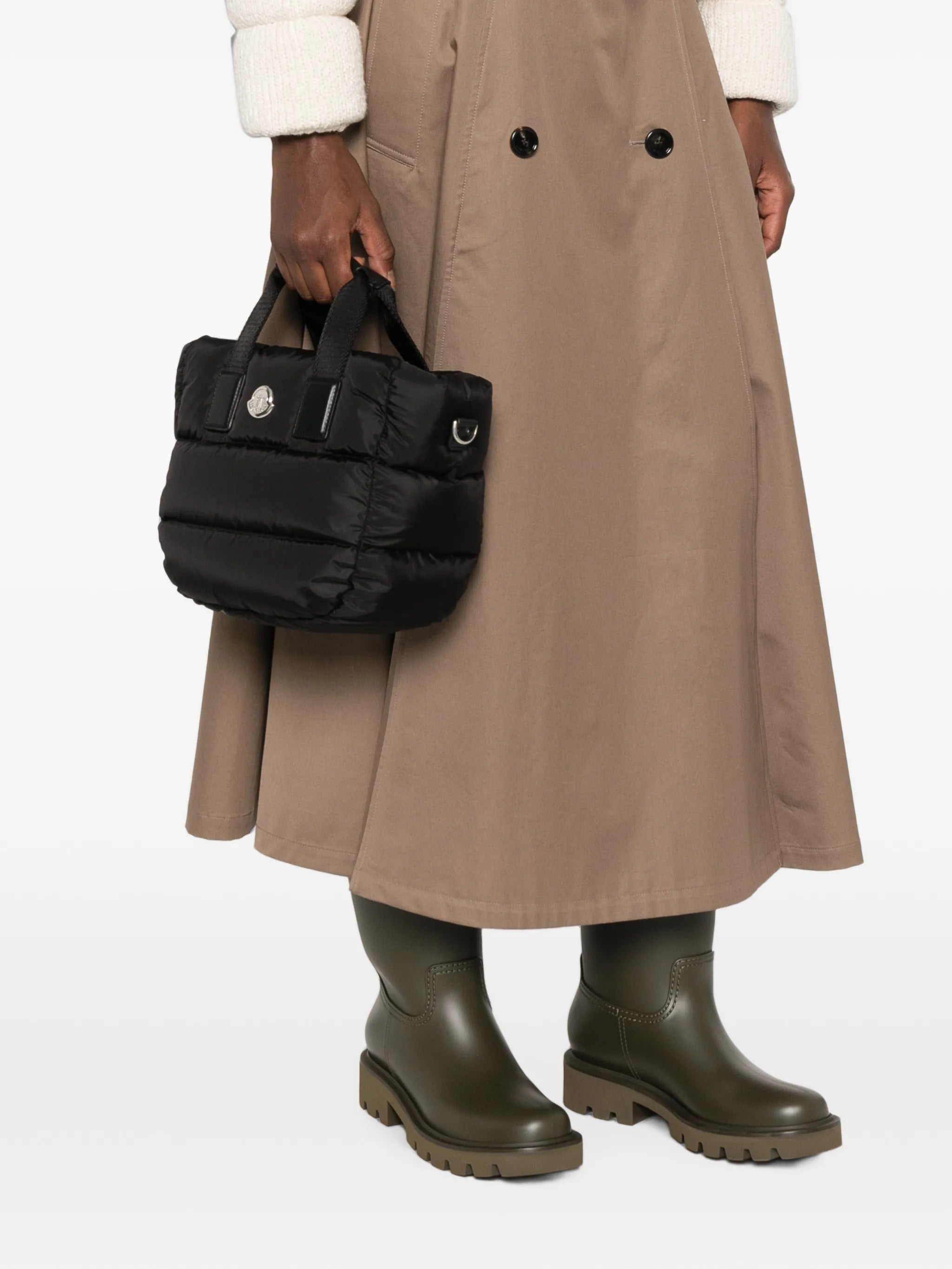 mini Caradoc quilted tote bag