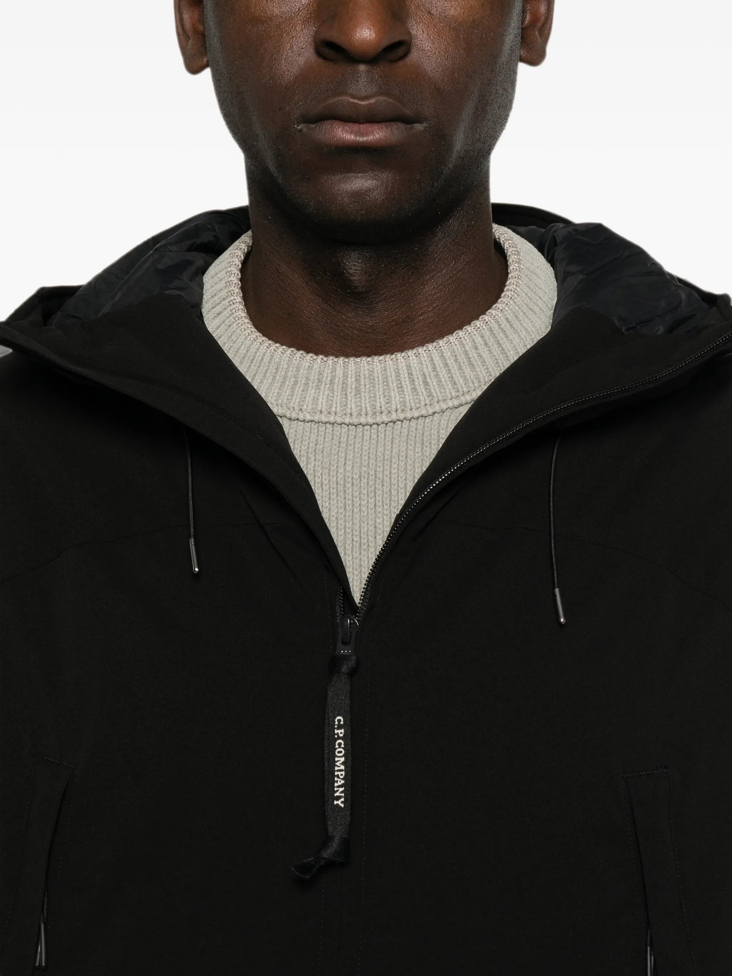 Pro-Tek zip-fastening hooded jacket